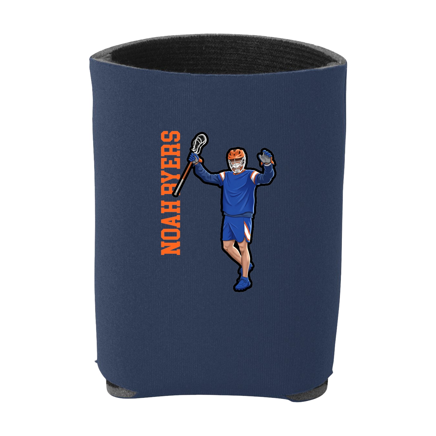 Can Holder — Name Vertical in Navy