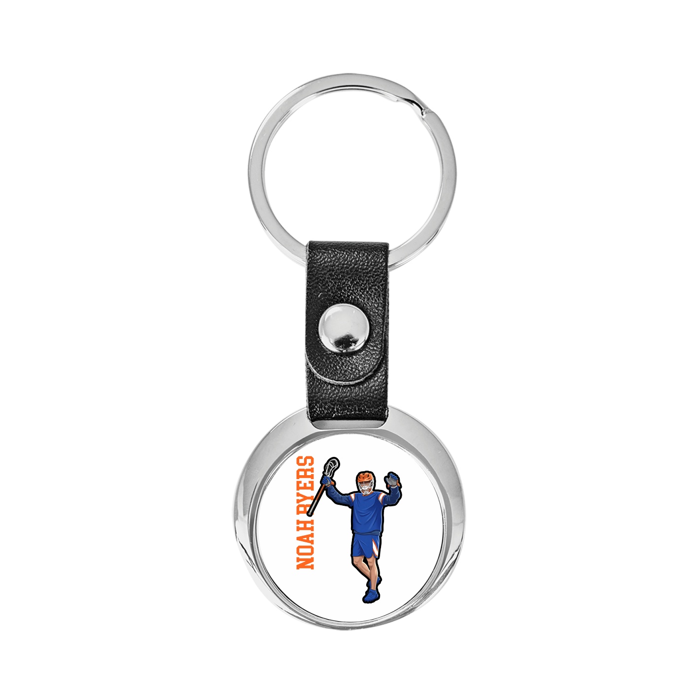 Key Chain — Name Vertical in Classic