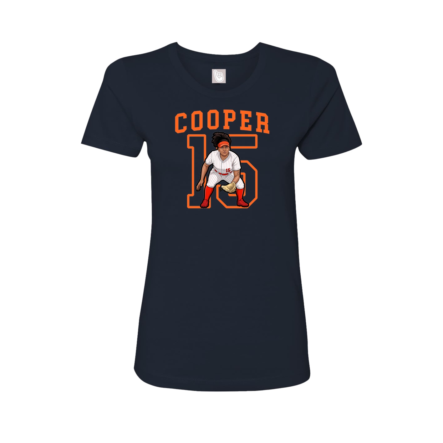 Fitted Women's Tee — Shirsey in Navy