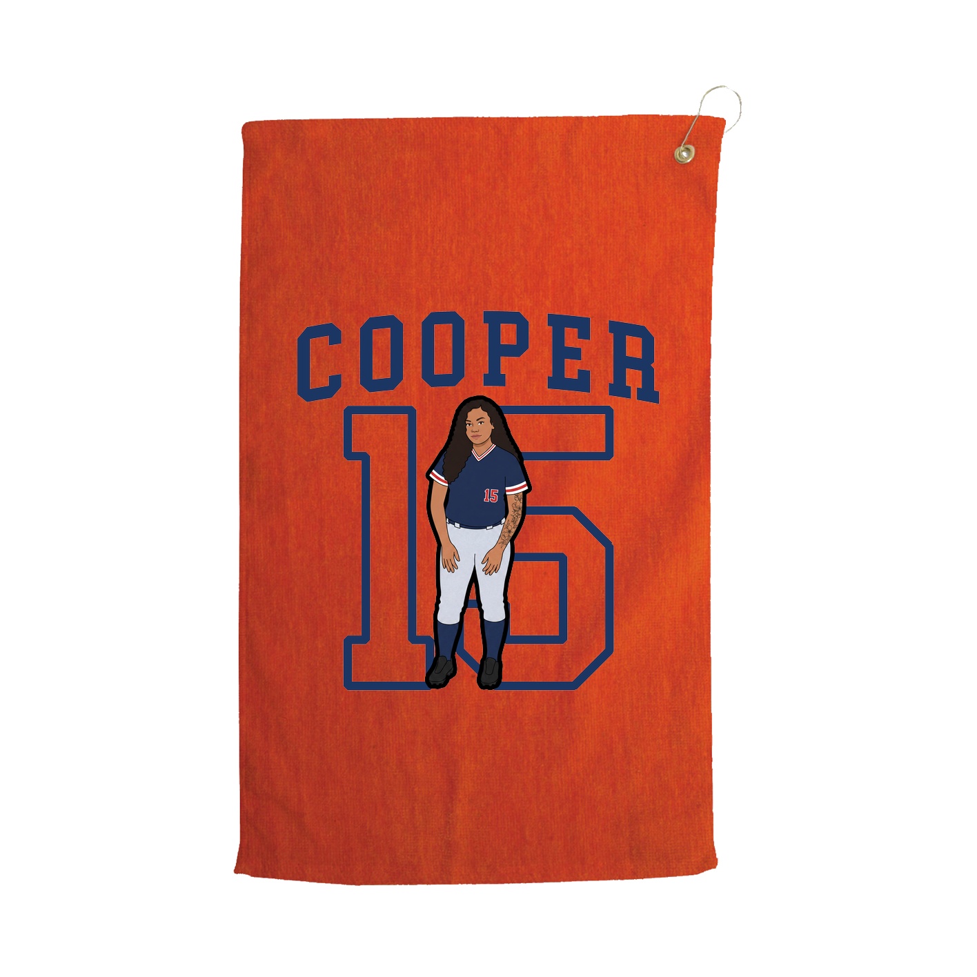Golf Towel — Shirsey in Orange