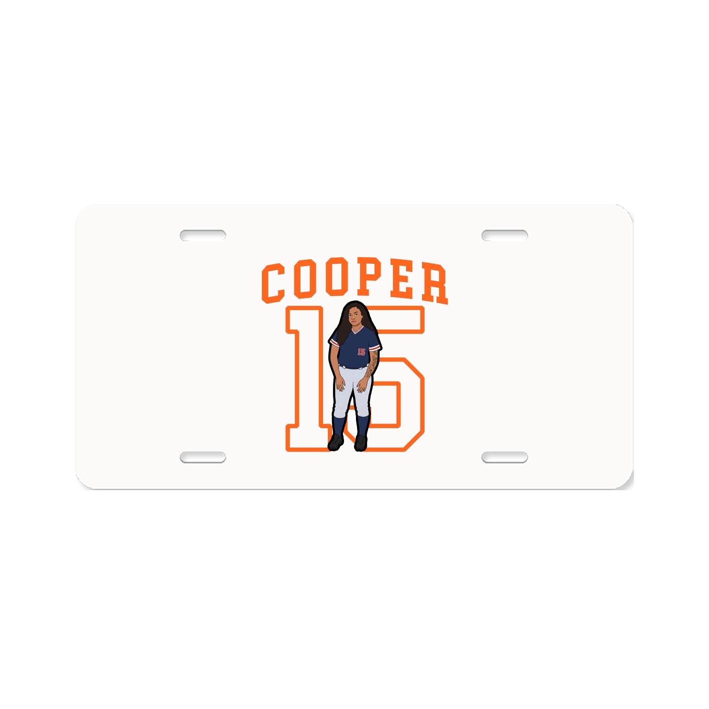 License Plate — Shirsey in Classic