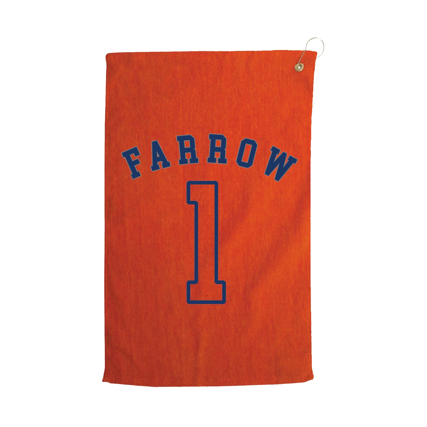 Golf Towel — Shirsey Arch in Orange