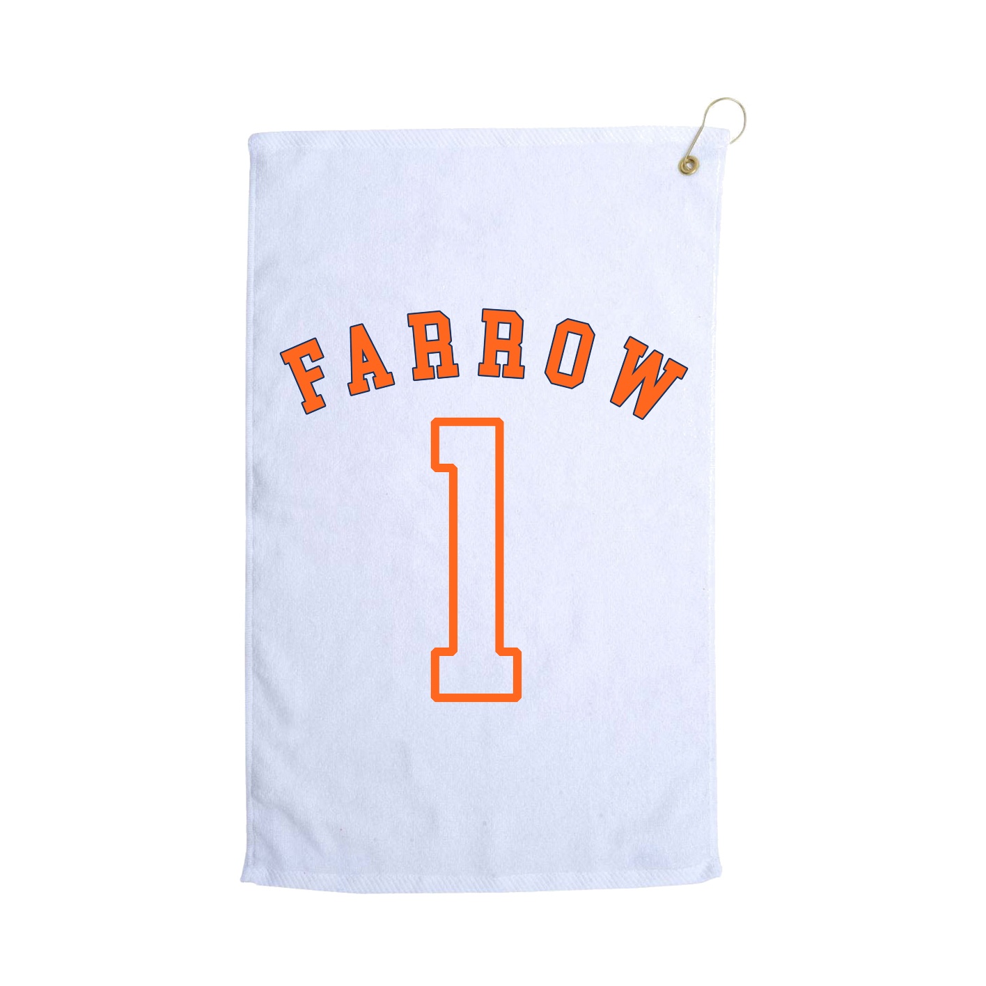 Golf Towel — Shirsey Arch in White
