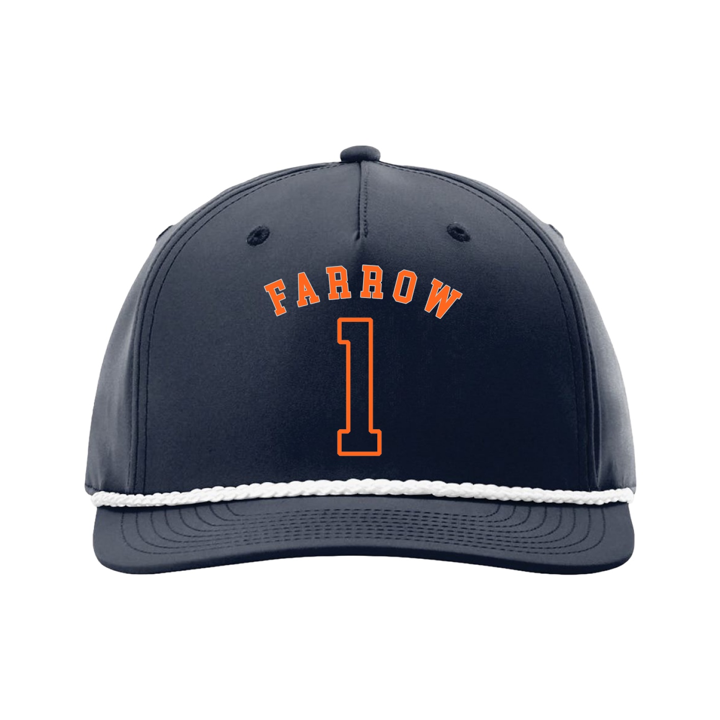 Five-Panel Classic Rope Cap — Shirsey Arch in Navy