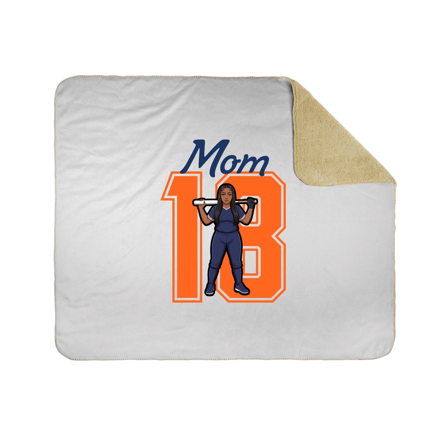 Throw Blanket — Mothers Day Shirsey in White