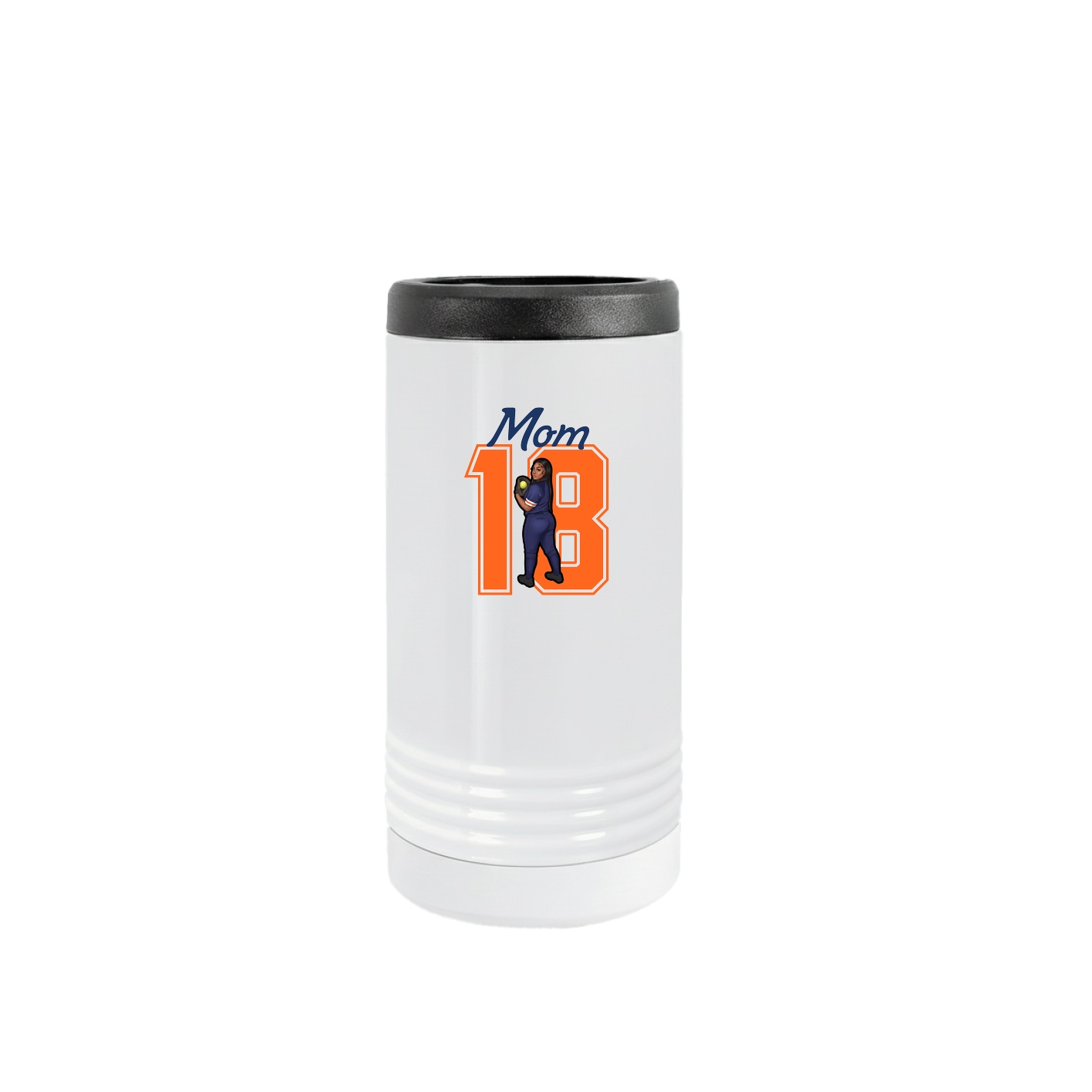 Slim Beverage Holder — Mothers Day Shirsey in White