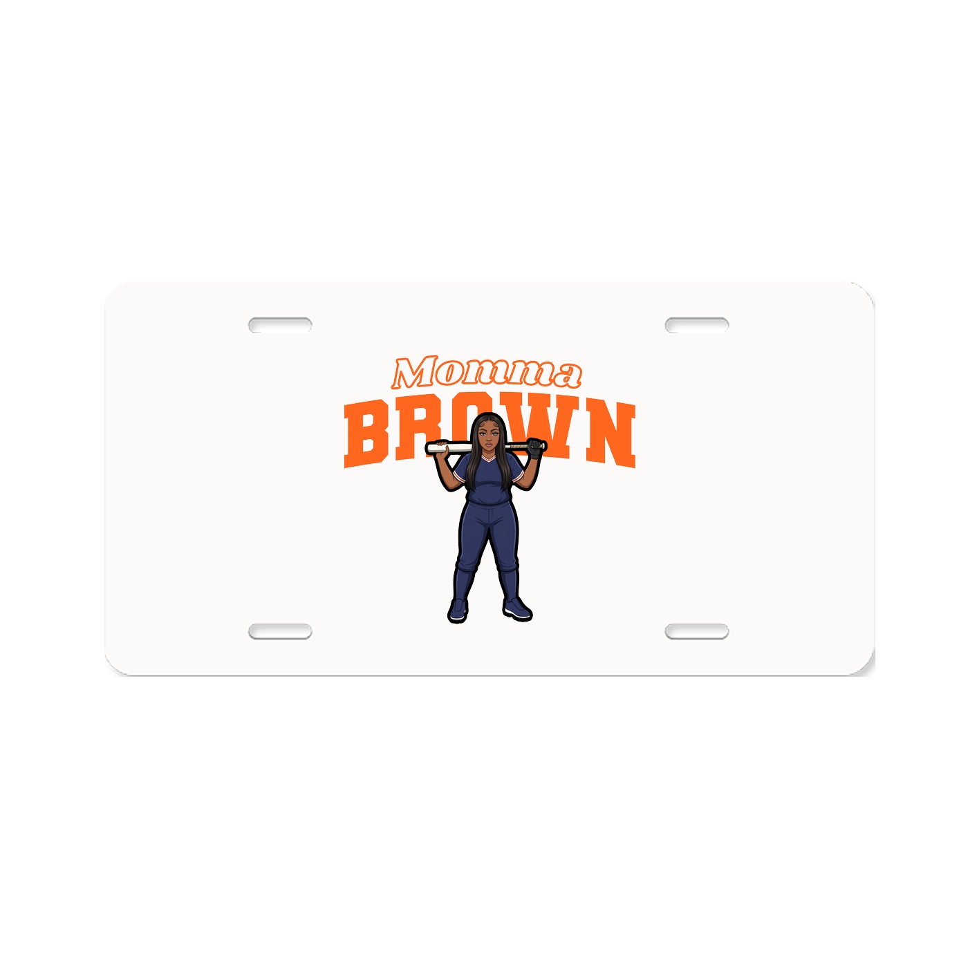 License Plate — Mothers Day Block in Classic