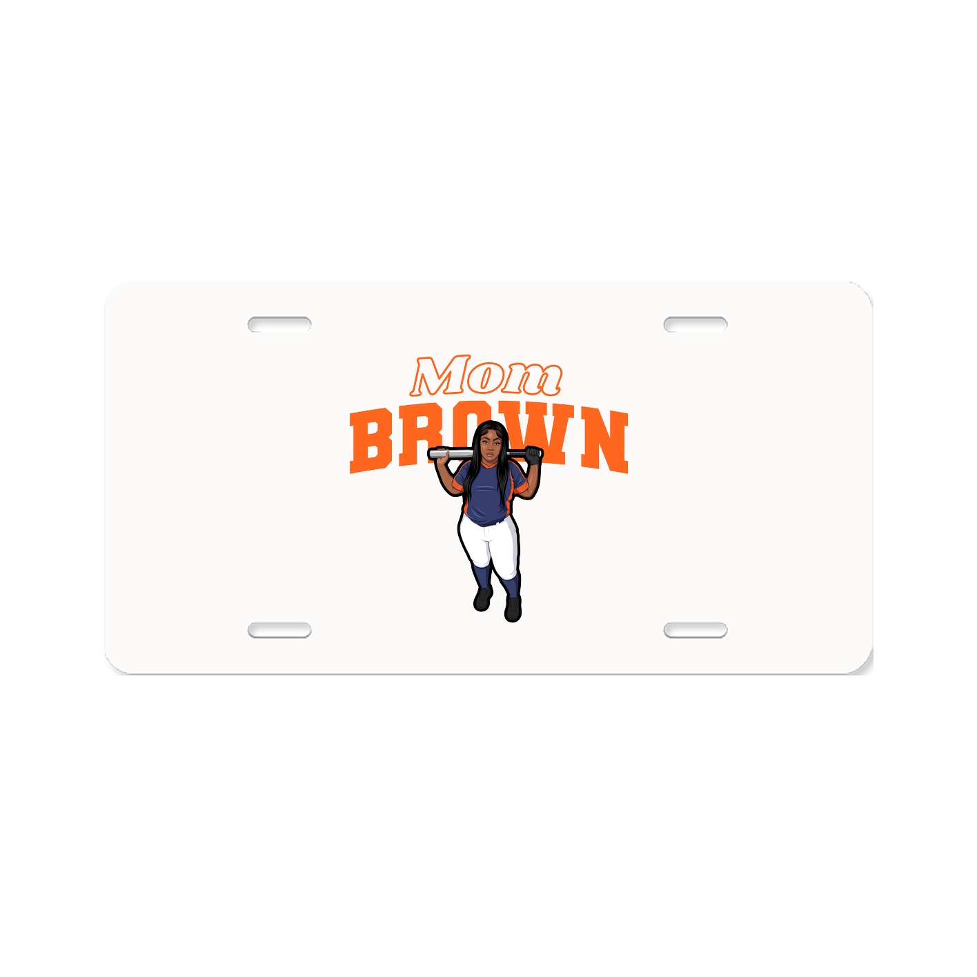 License Plate — Mothers Day Block in Classic