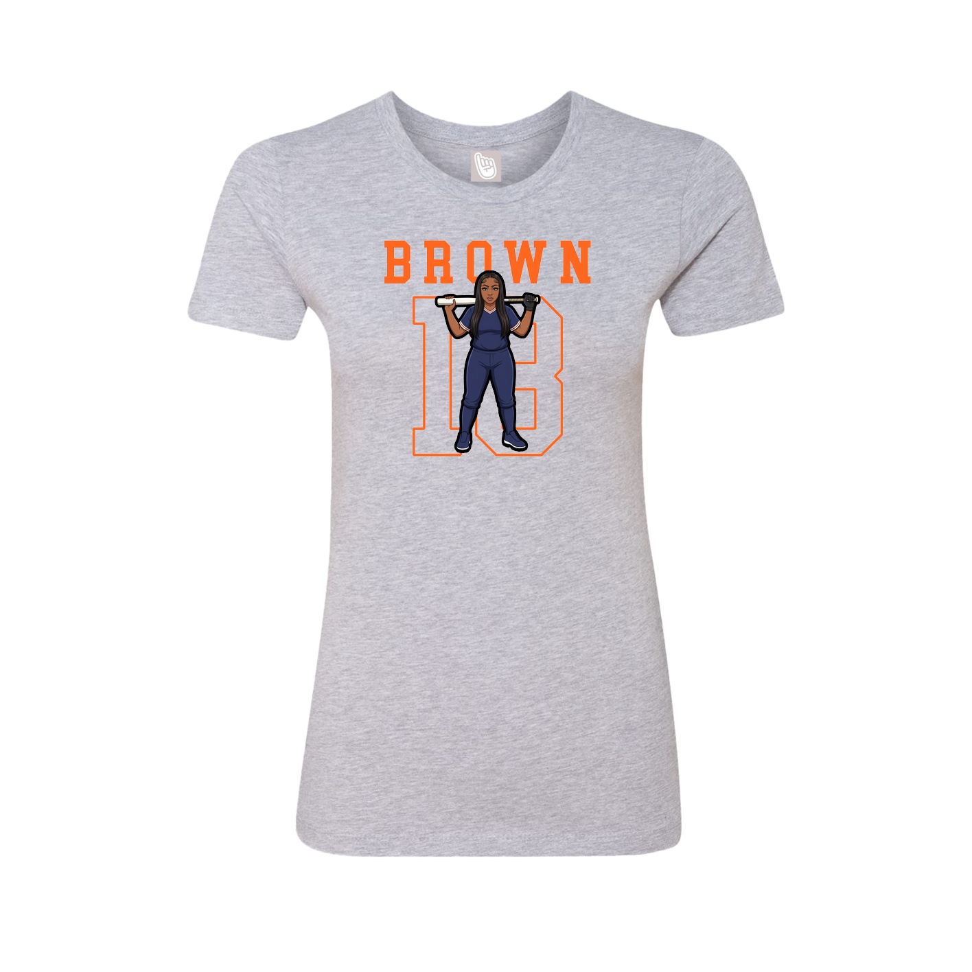 Fitted Women's Tee — Shirsey in Grey