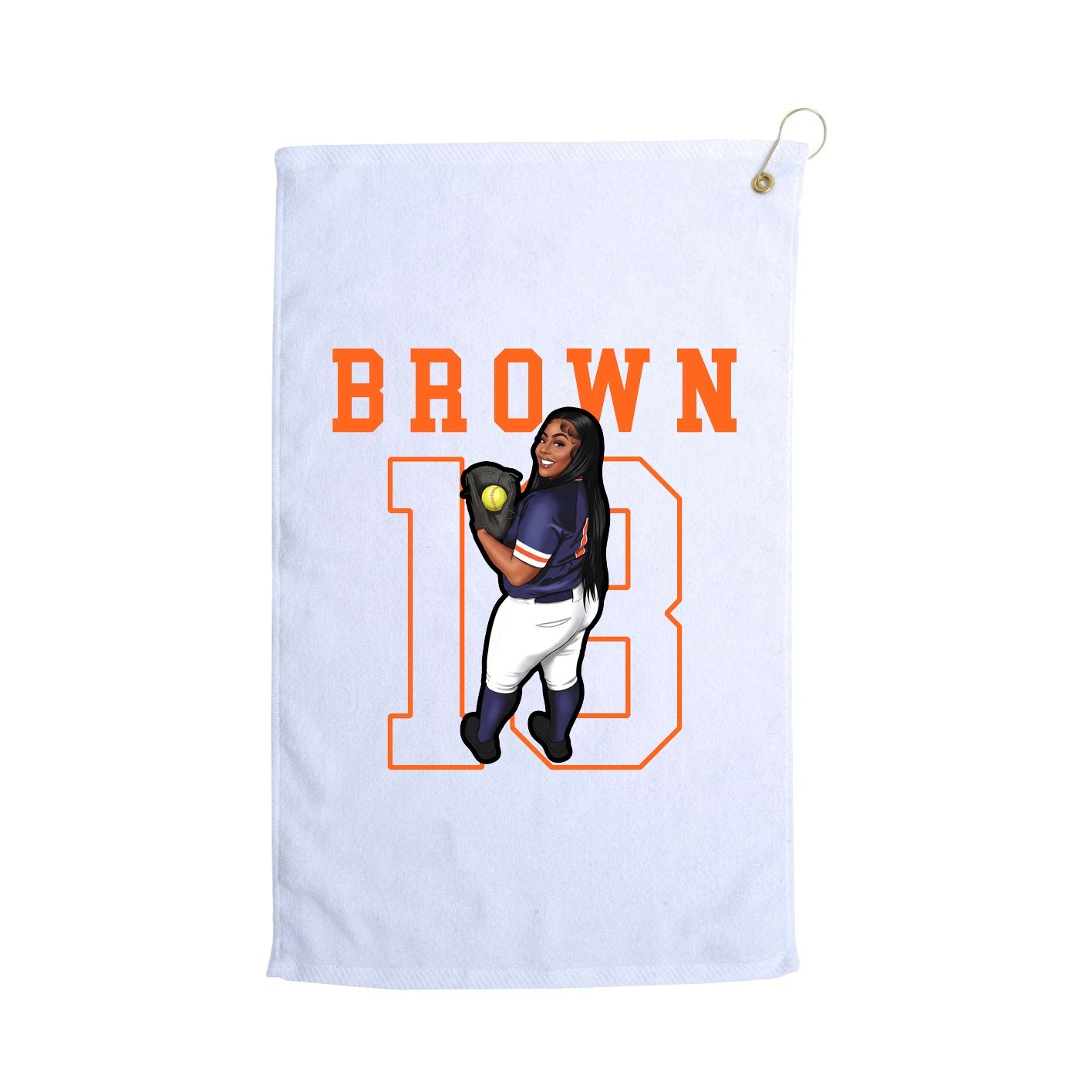 Golf Towel — Shirsey in White