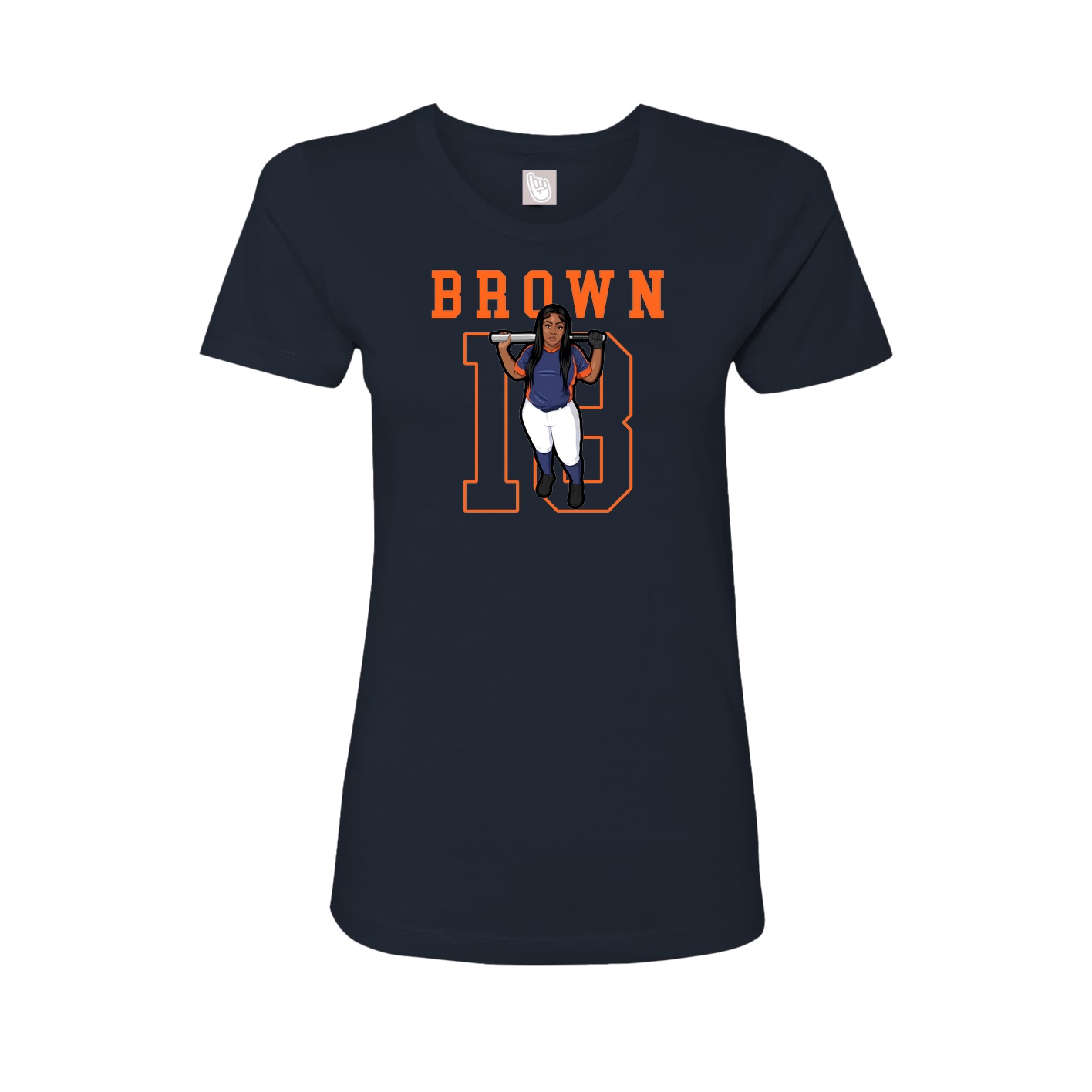 Fitted Women's Tee — Shirsey in Navy