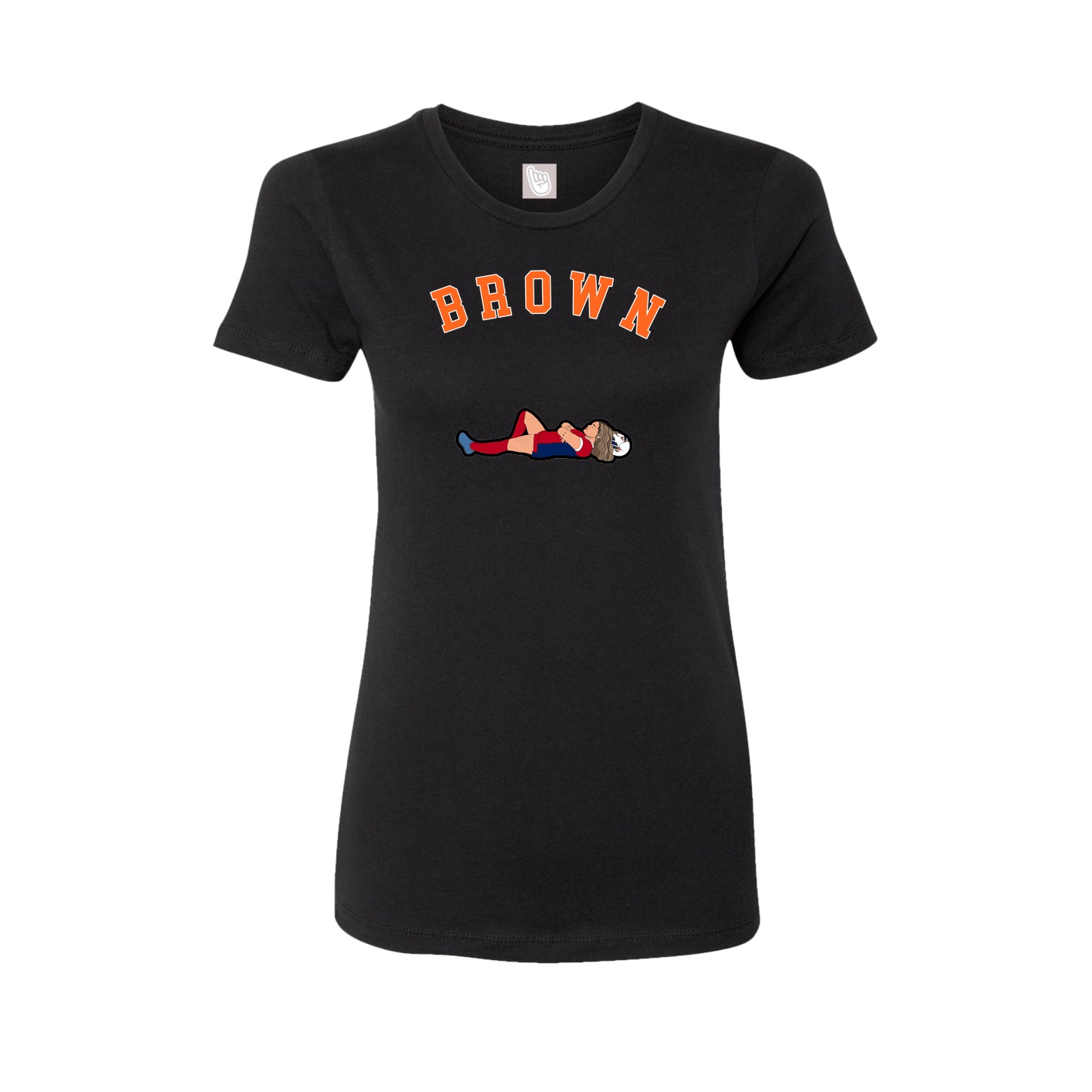 Fitted Women's Tee — Shirsey Arch in Black