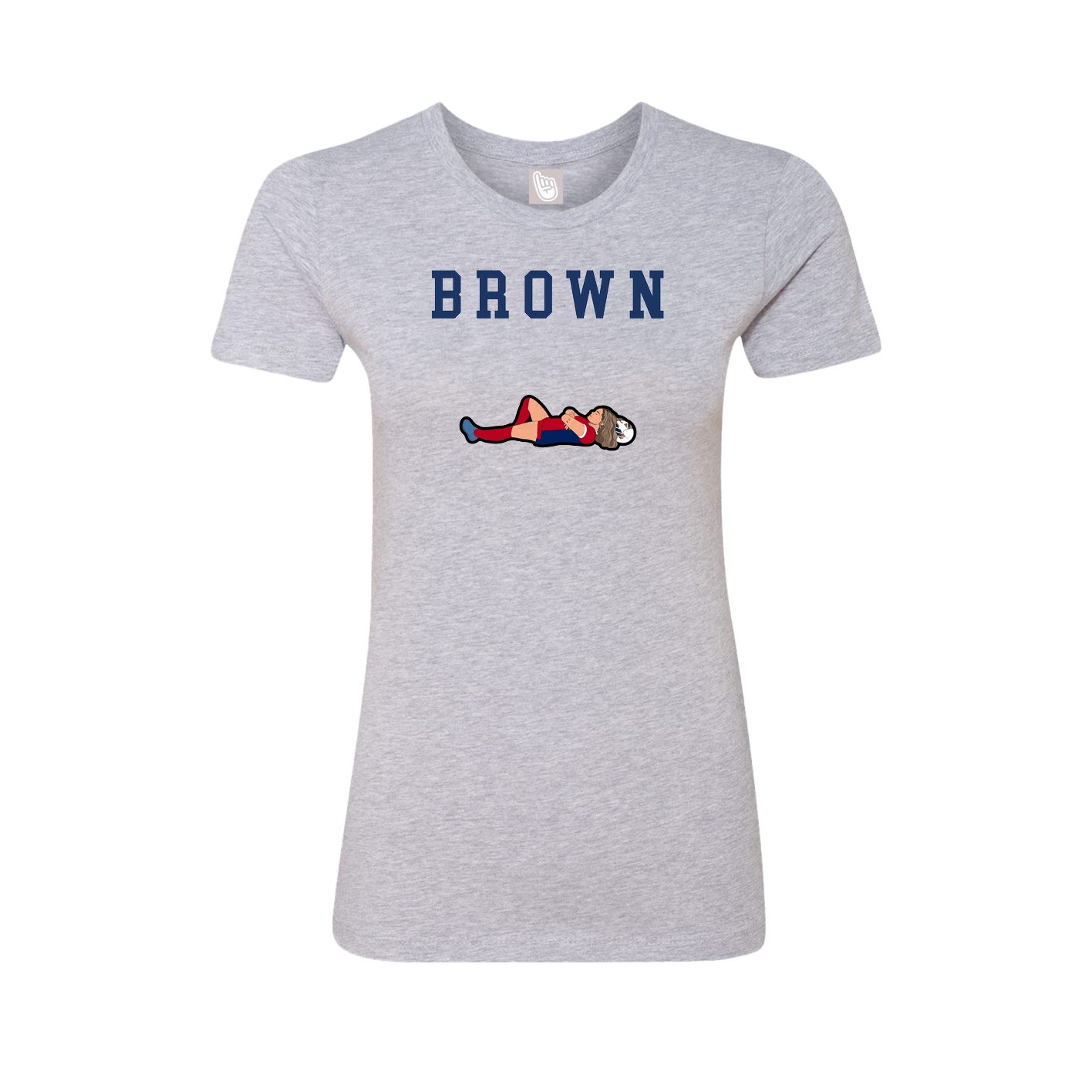 Fitted Women's Tee — Shirsey in Grey