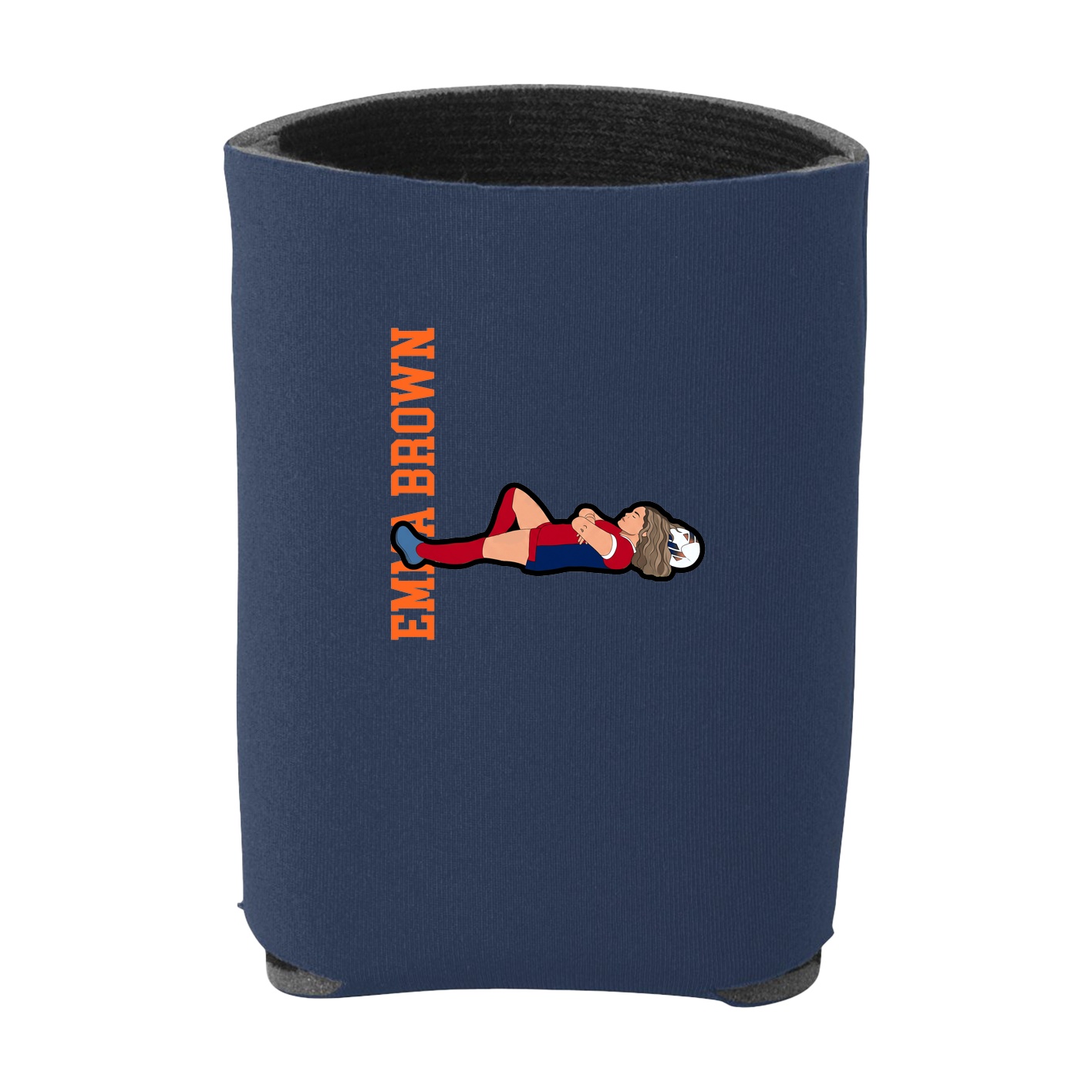 Can Holder — Name Vertical in Navy