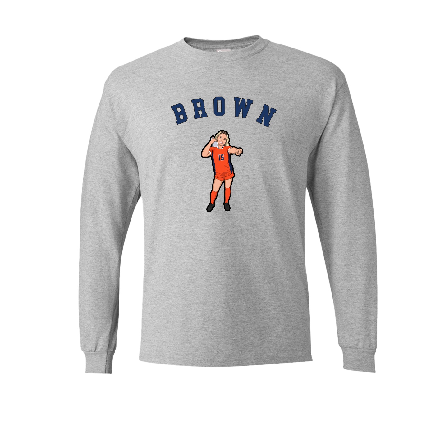 Long Sleeve Tee — Shirsey Arch in Grey