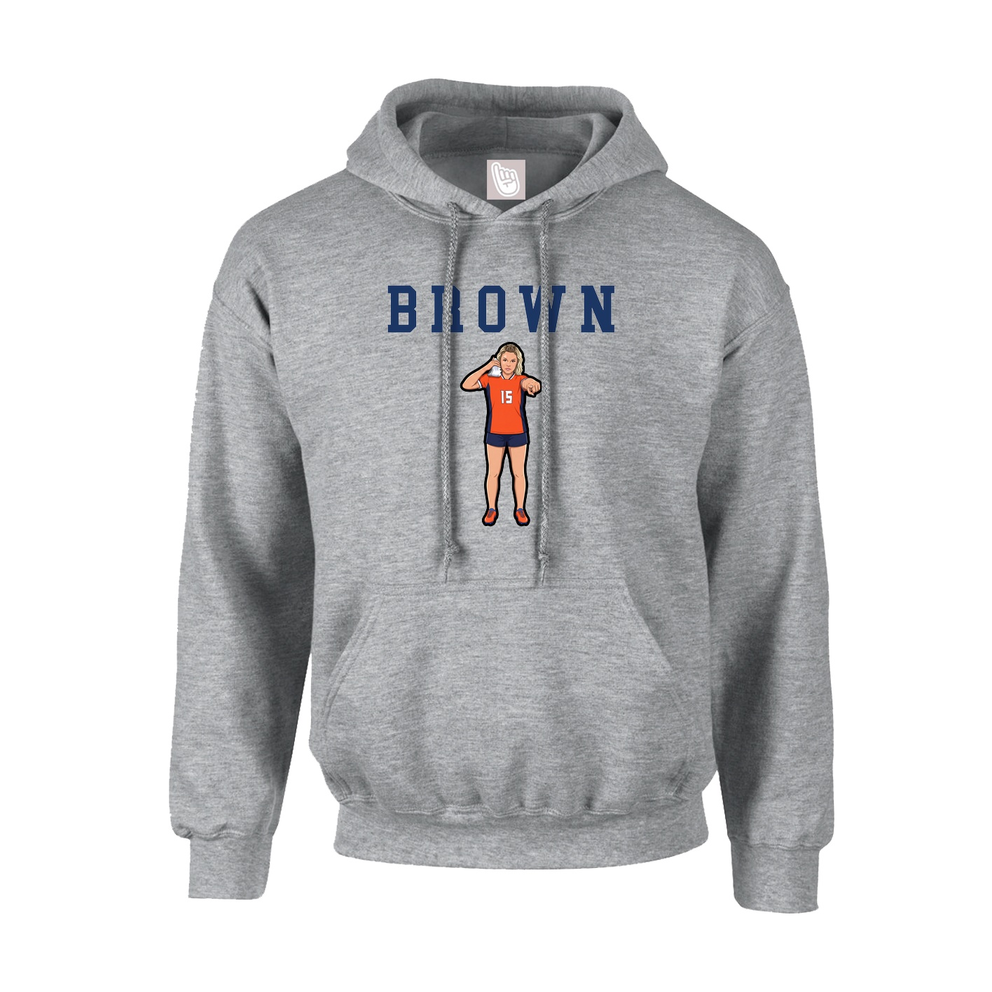 Hoodie — Shirsey in Grey