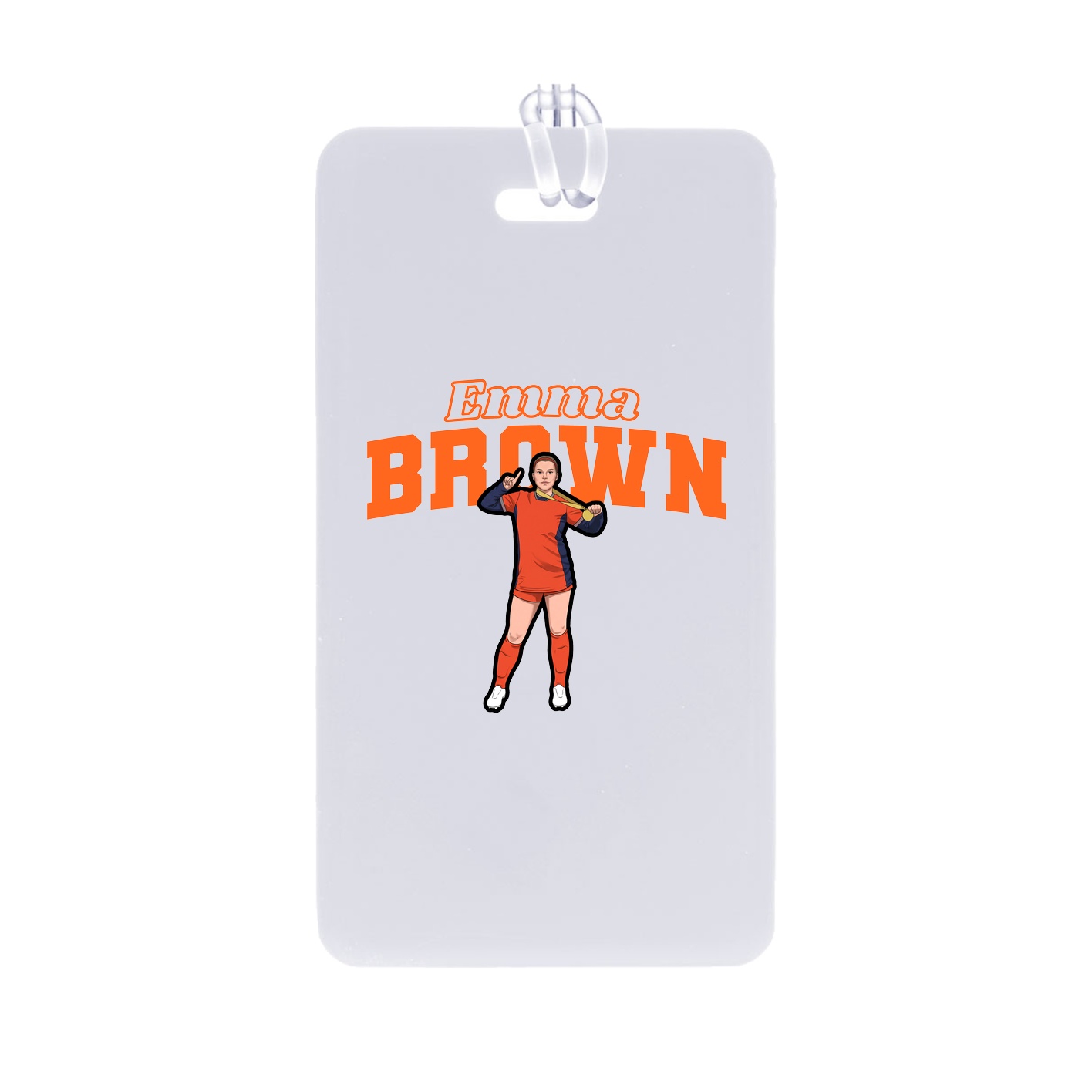 Bag Tag — Name Arch in Classic