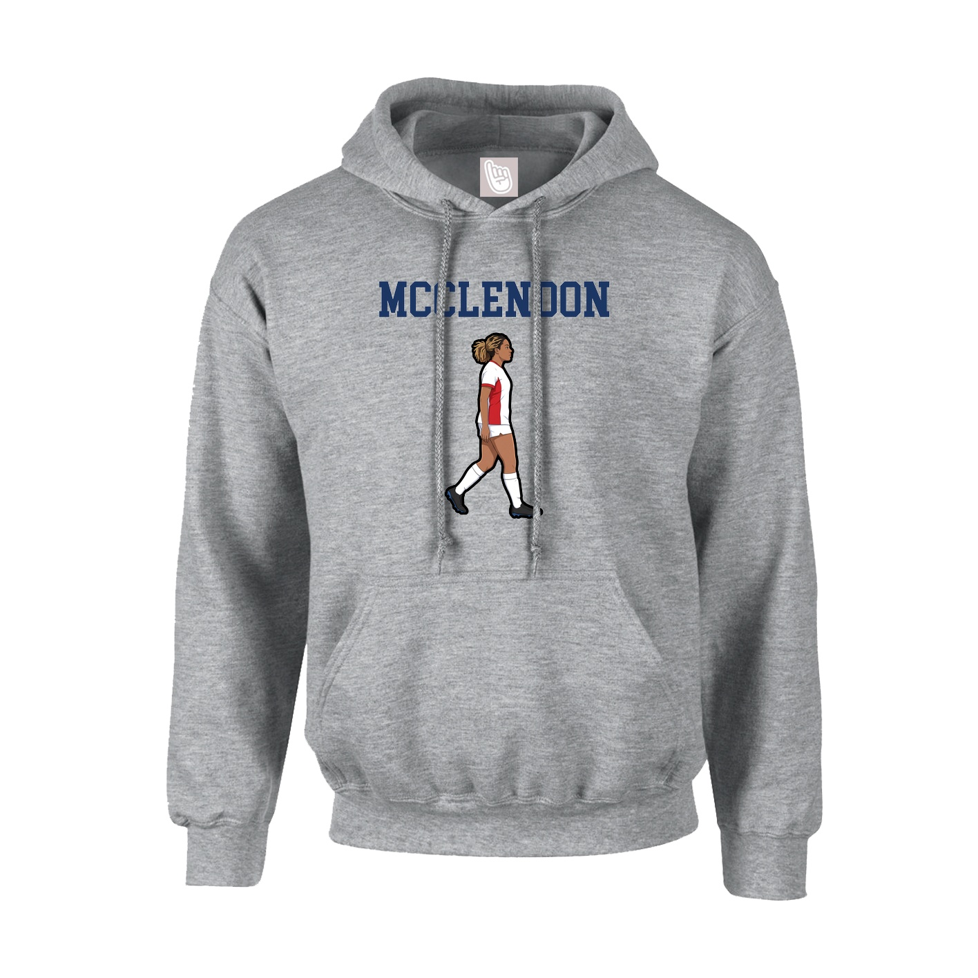 Hoodie — Shirsey in Grey