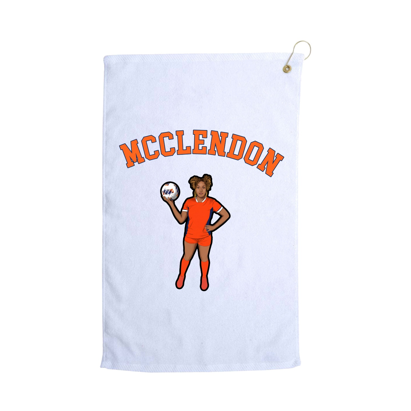 Golf Towel — Shirsey Arch in White