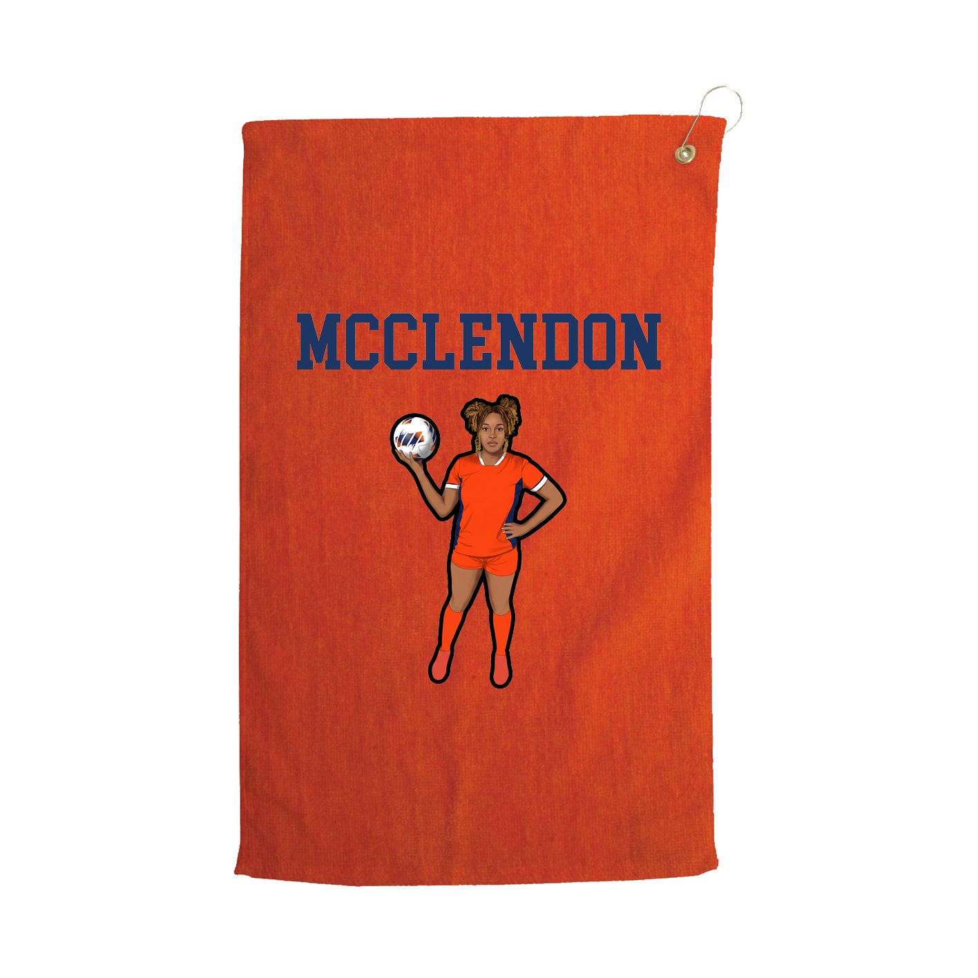 Golf Towel — Shirsey in Orange