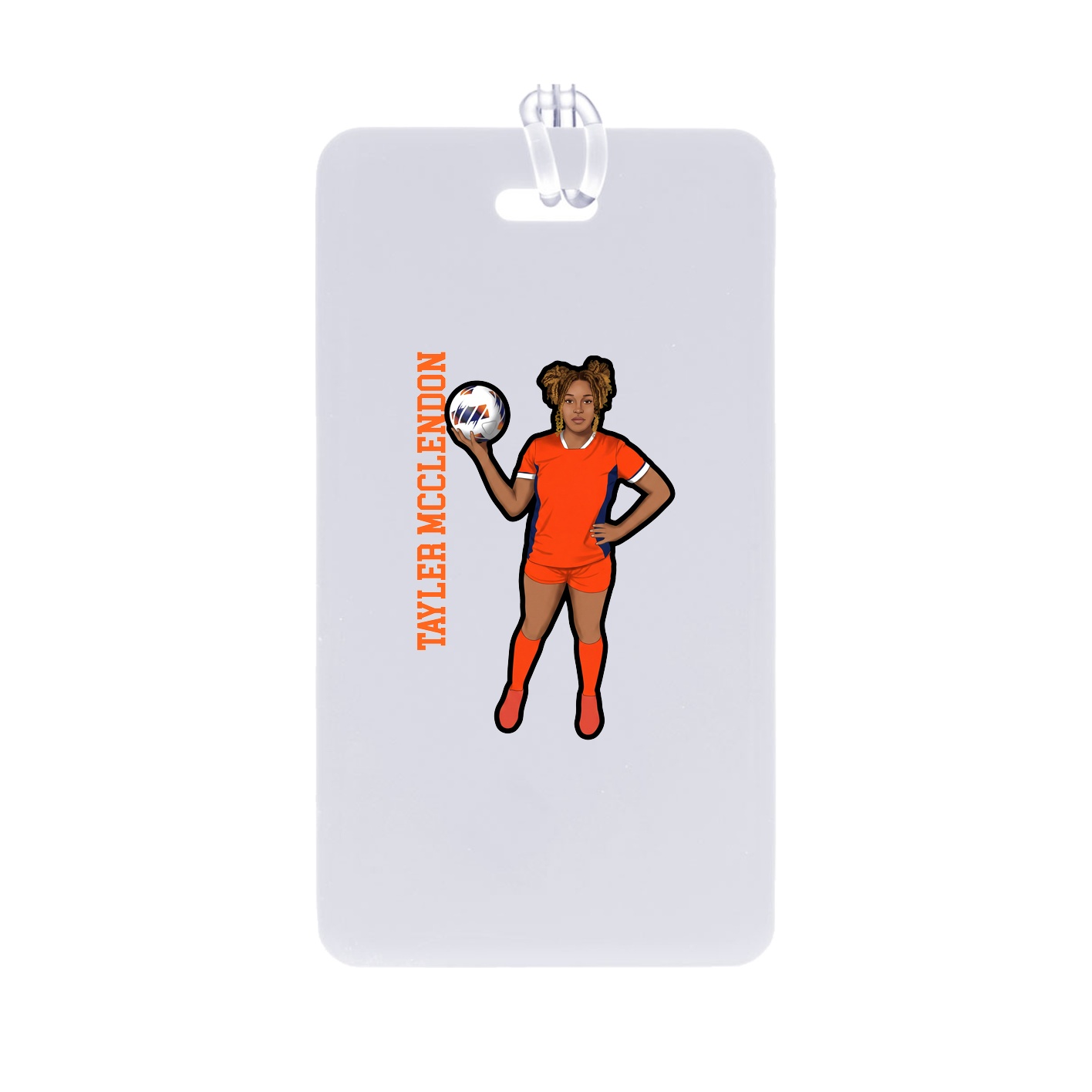 Bag Tag — Name Vertical in Classic