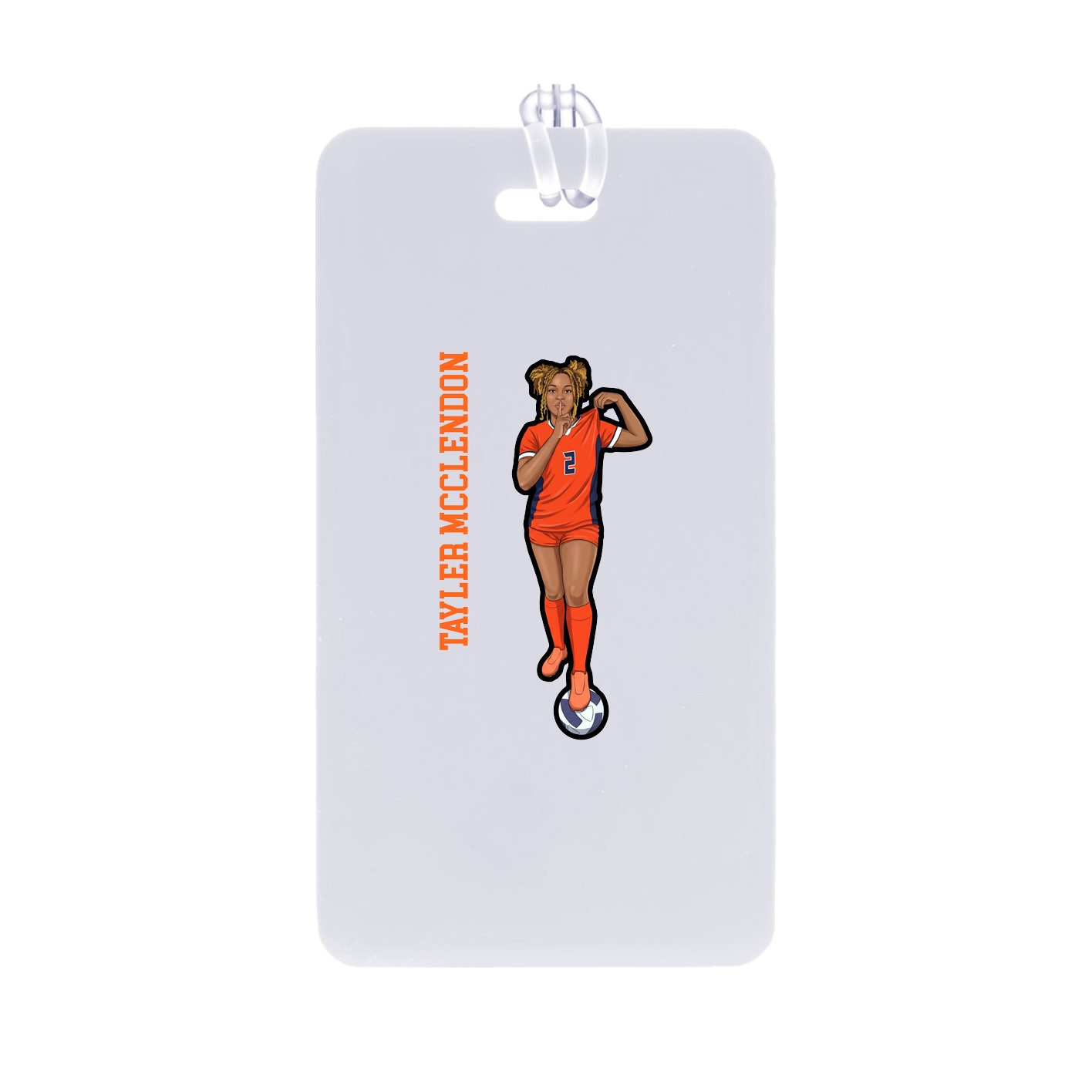 Bag Tag — Name Vertical in Classic