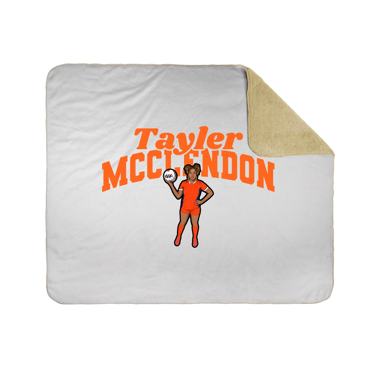 Throw Blanket — Signature Arch in White
