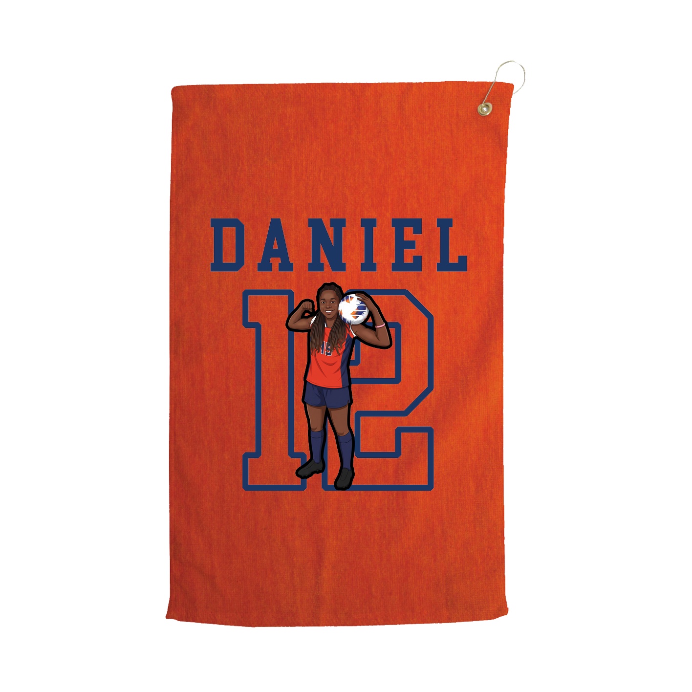Golf Towel — Shirsey in Orange