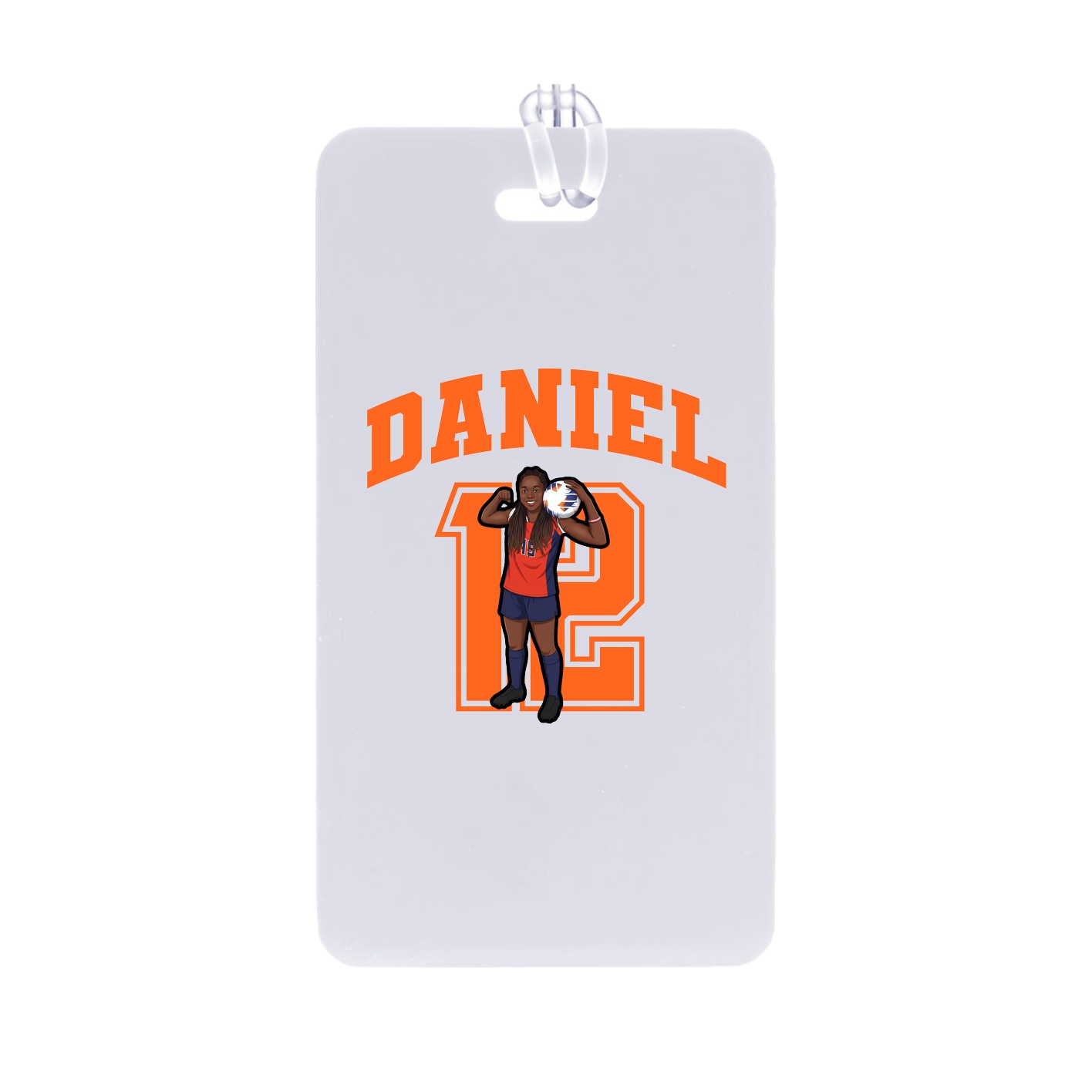 Bag Tag — Number in Classic