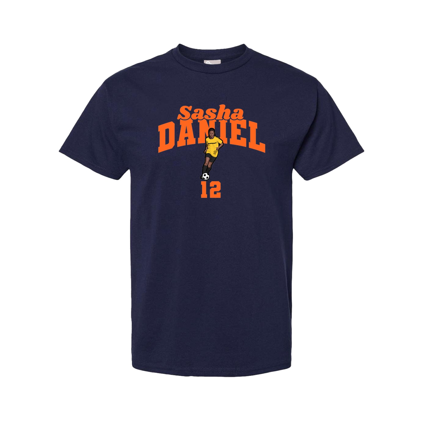 Tee — Signature Arch in Navy