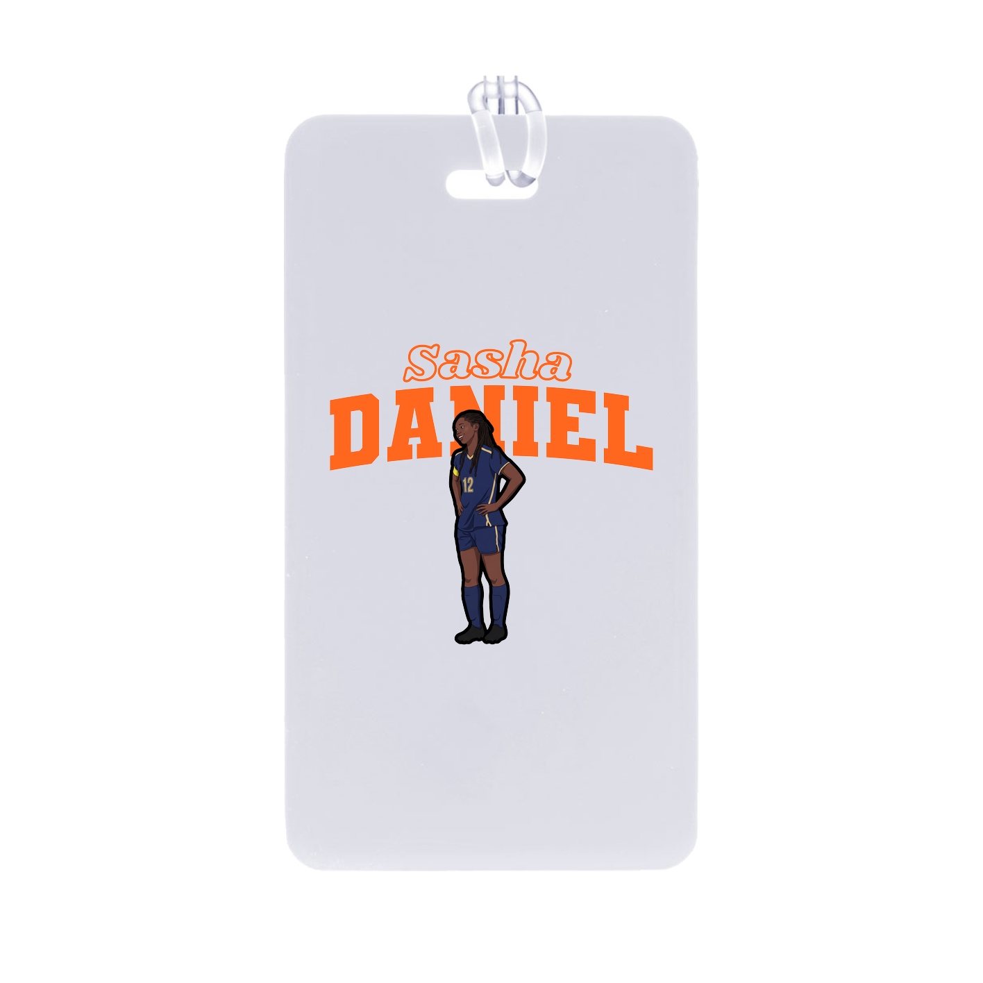 Bag Tag — Name Arch in Classic