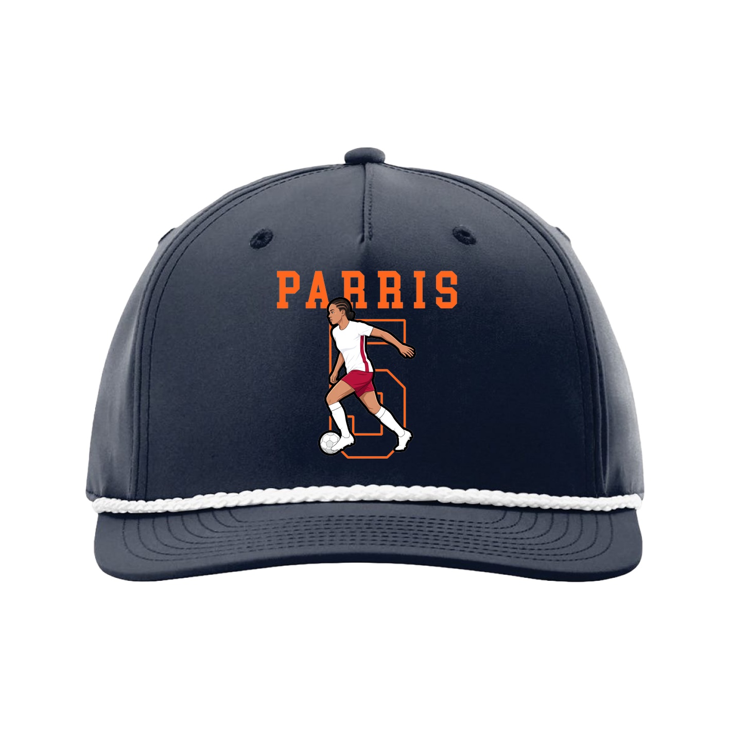 Five-Panel Classic Rope Cap — Shirsey in Navy