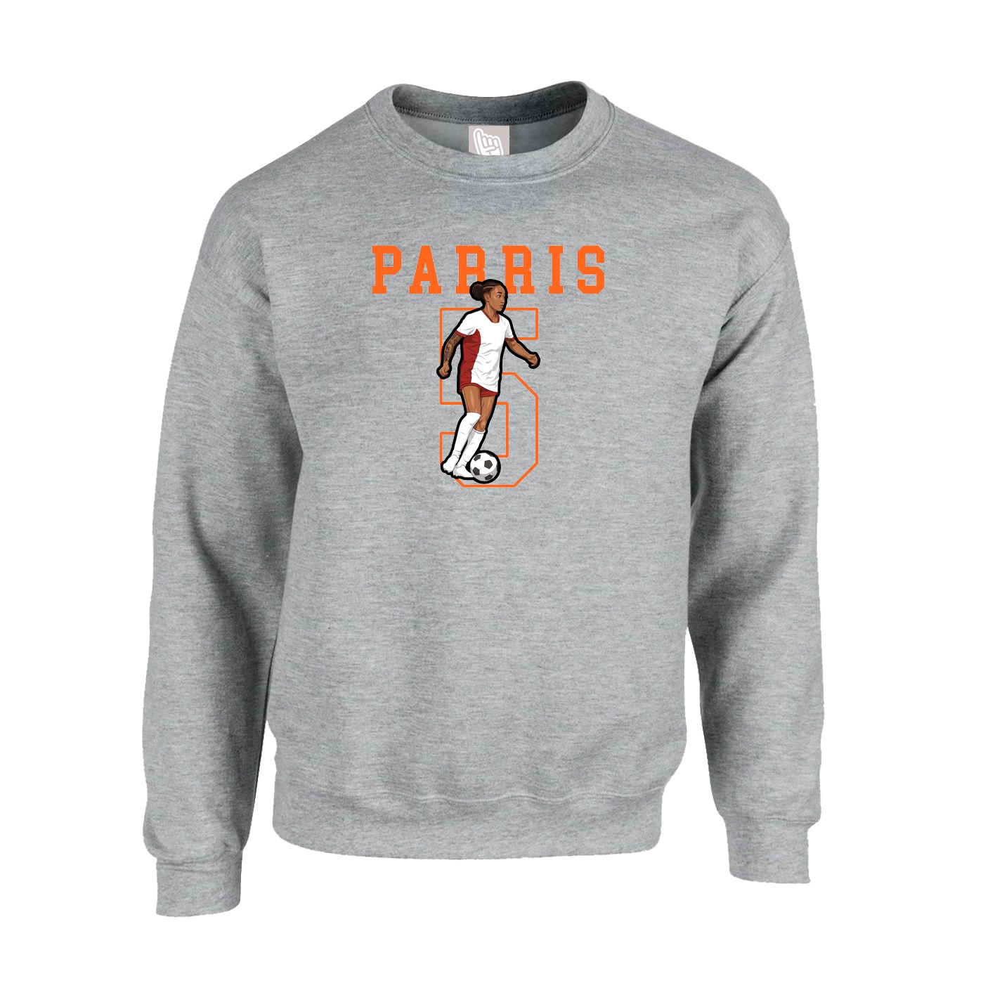 Fleece Crew — Shirsey in Grey