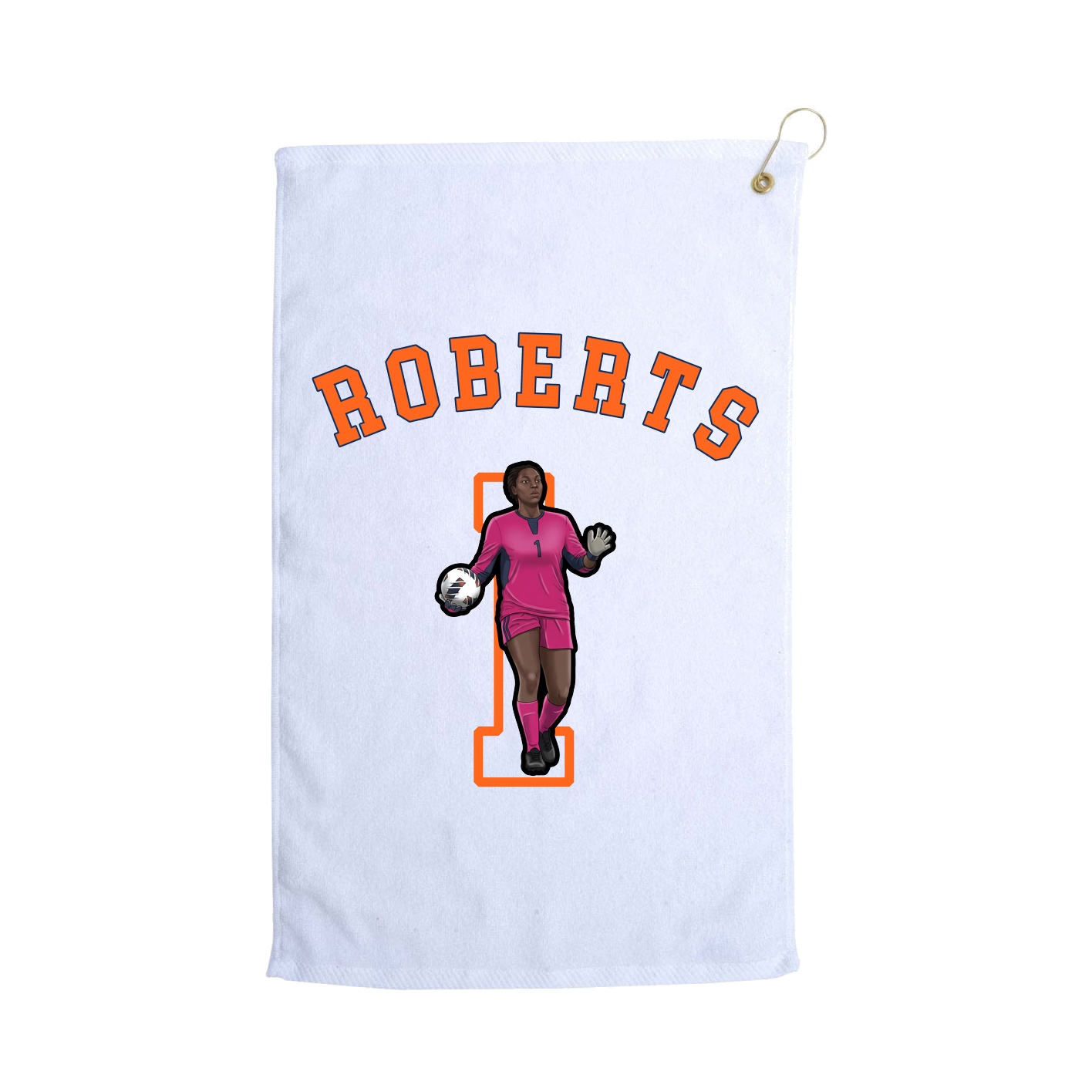 Golf Towel — Shirsey Arch in White