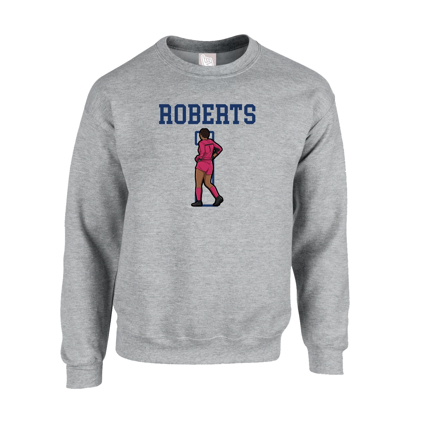 Fleece Crew — Shirsey in Grey