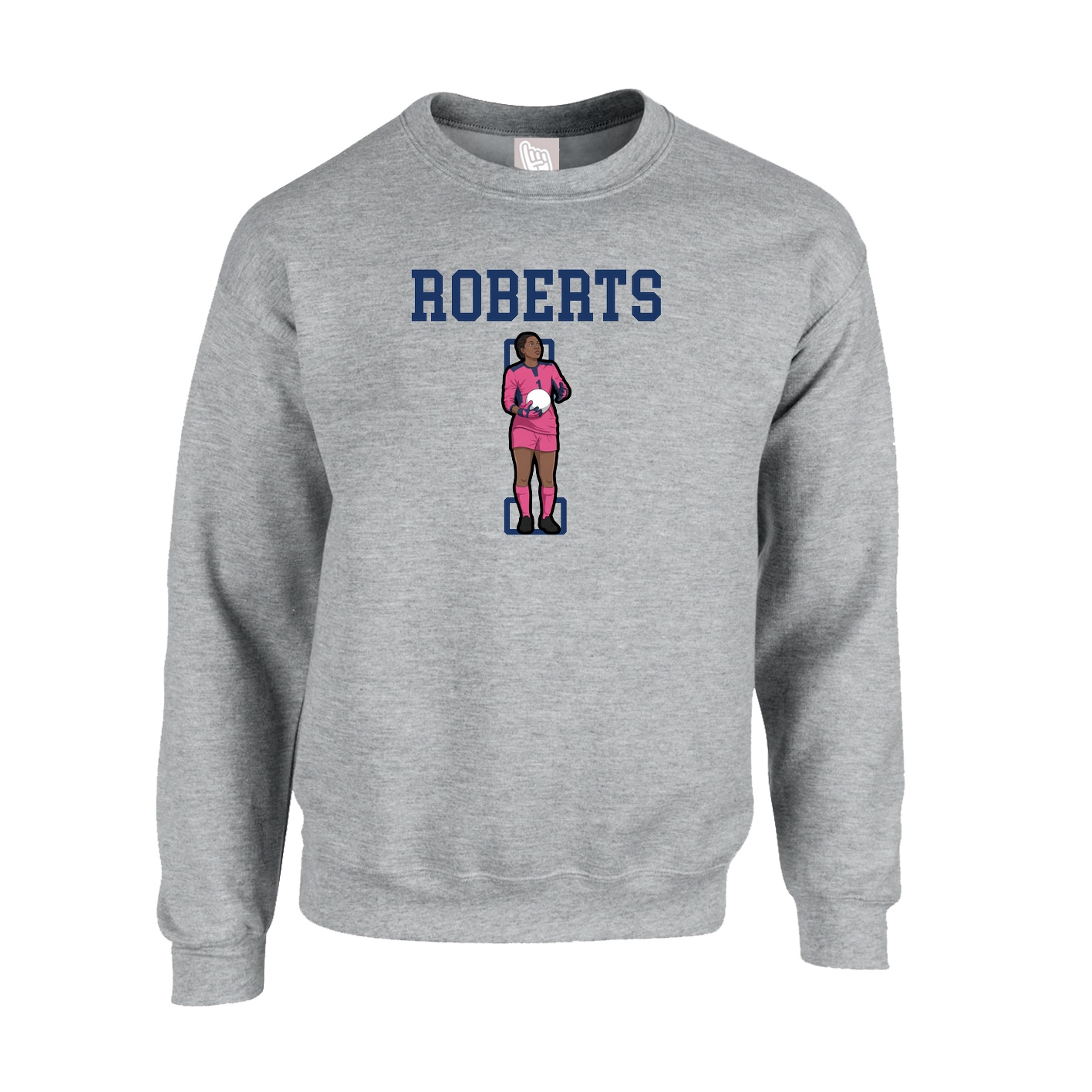Fleece Crew — Shirsey in Grey