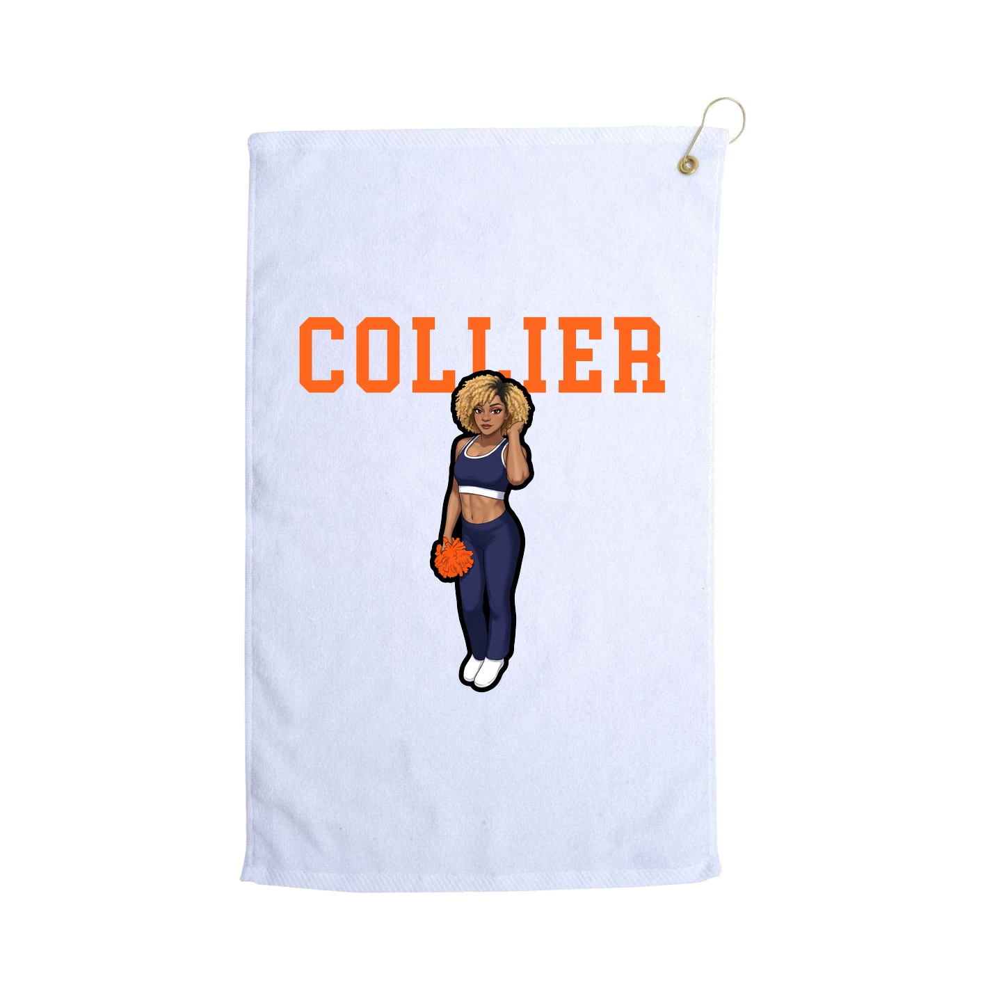 Golf Towel — Classic in White
