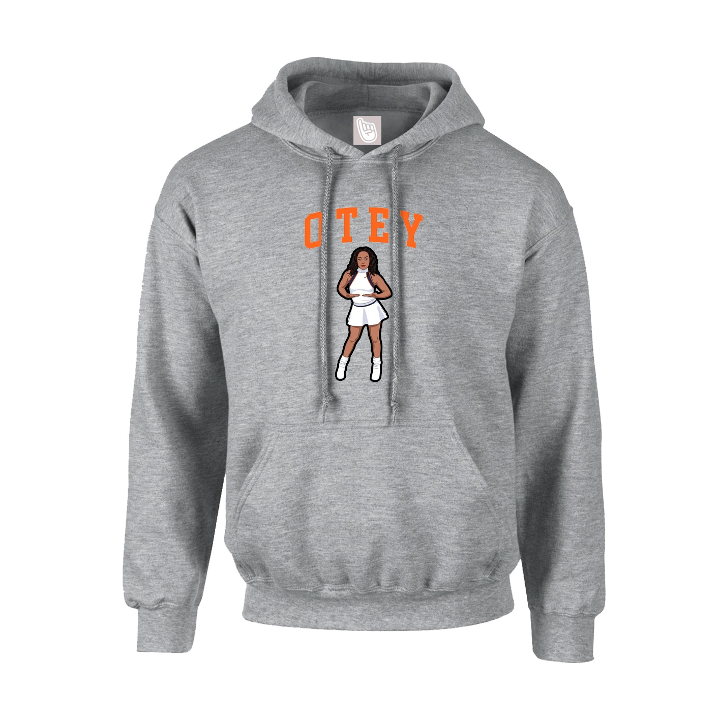 Hoodie — Shirsey in Grey