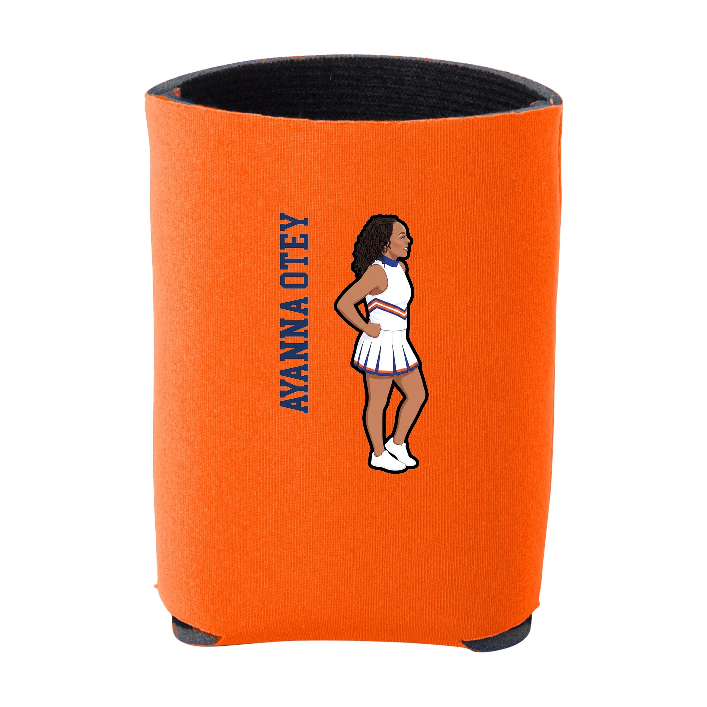 Can Holder — Name Vertical in Orange
