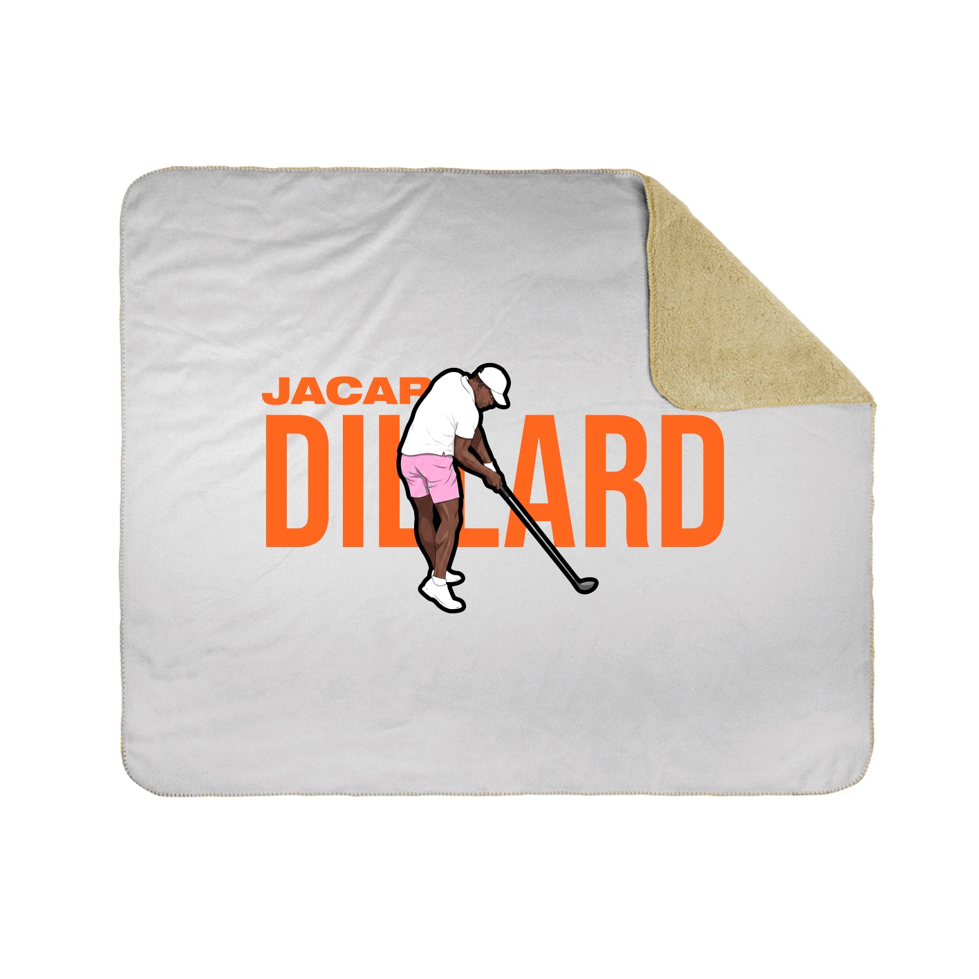 Throw Blanket — Player Name in White