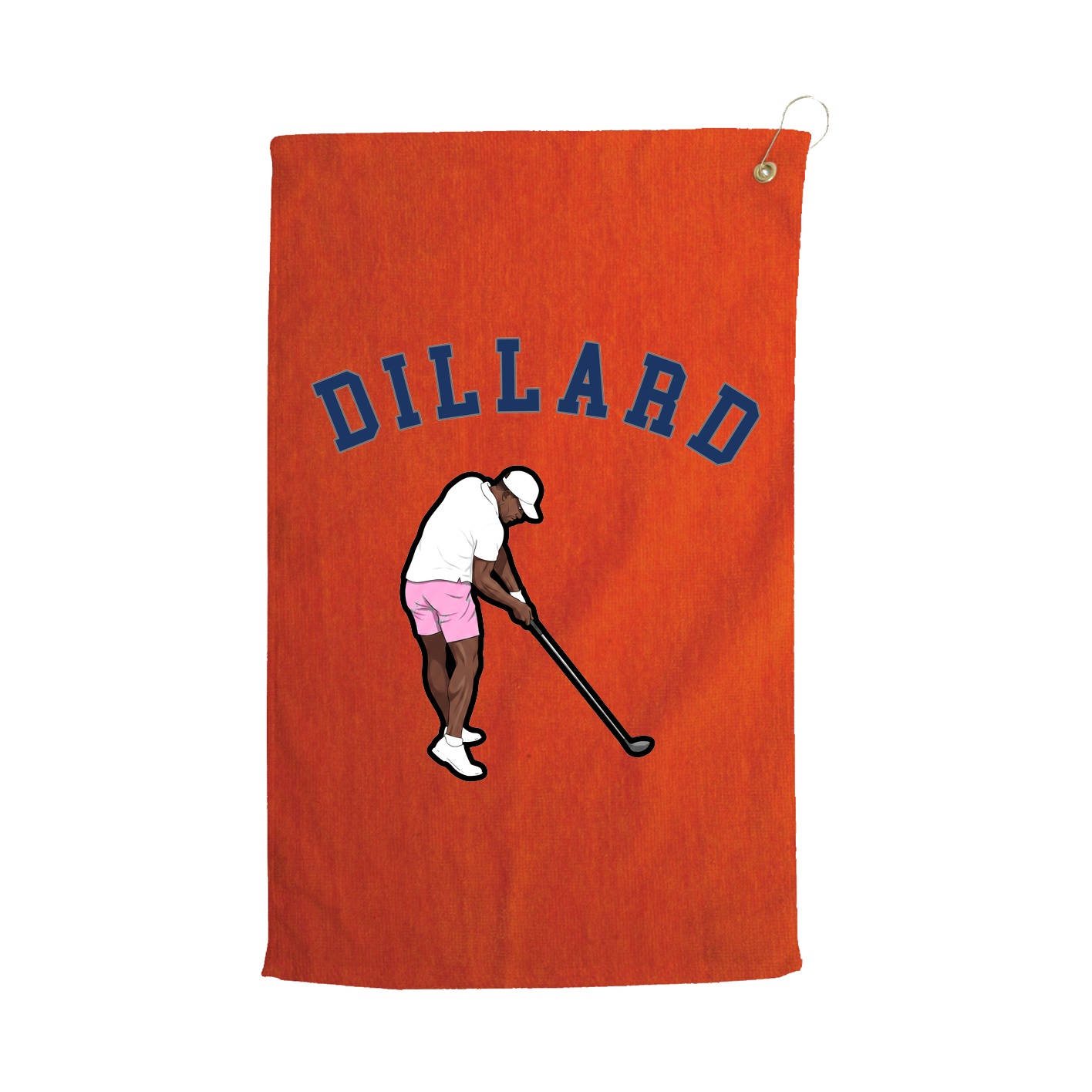 Golf Towel — Shirsey Arch in Orange