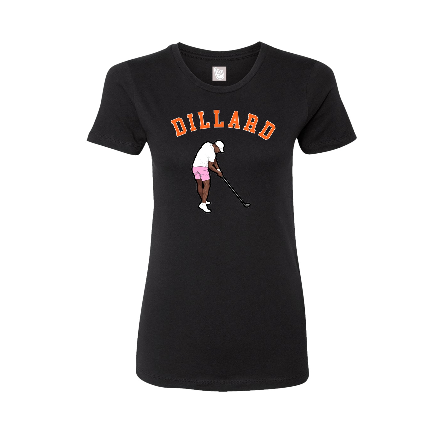 Fitted Women's Tee — Shirsey Arch in Black