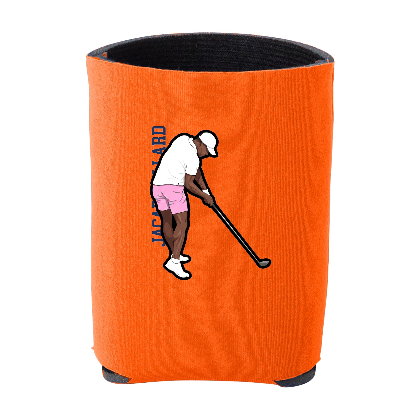 Can Holder — Name Vertical in Orange