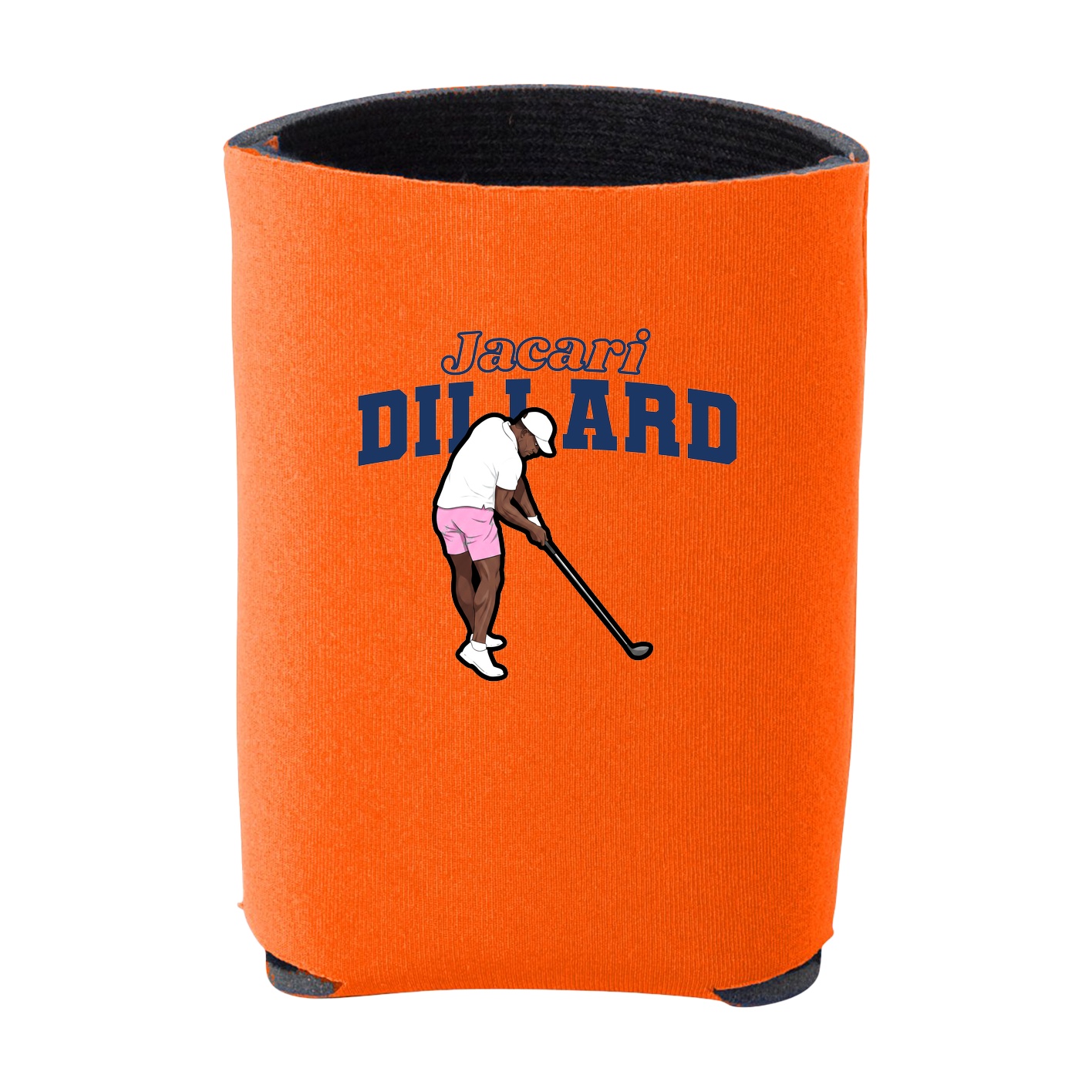 Can Holder — Name Arch in Orange
