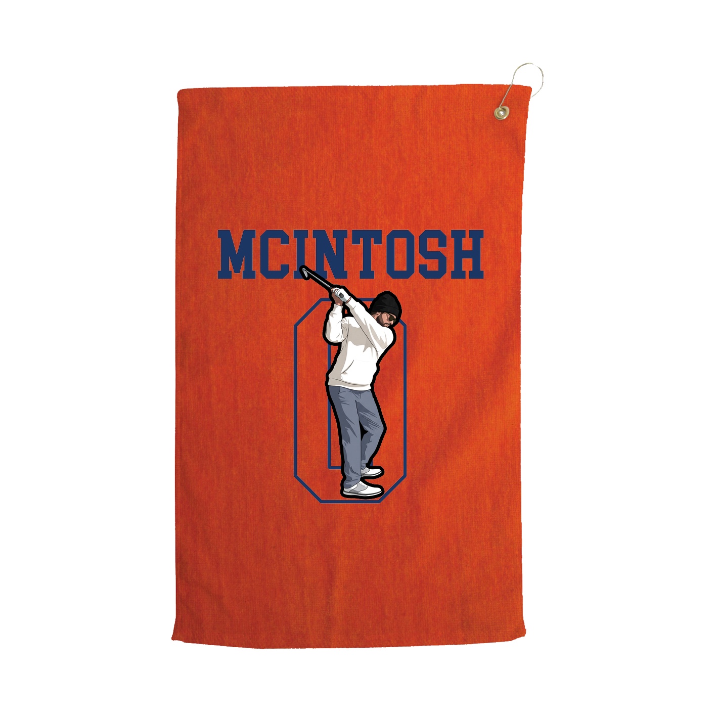 Golf Towel — Shirsey in Orange
