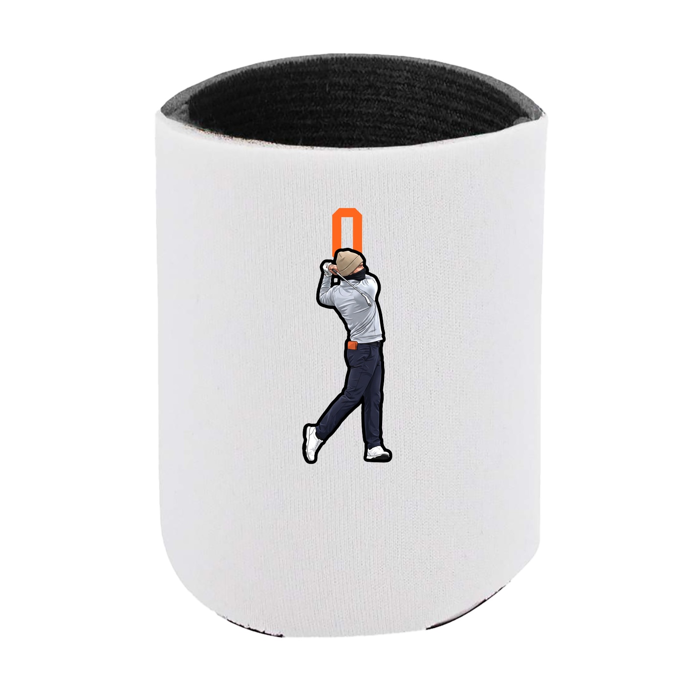 Can Holder — Number Top in White