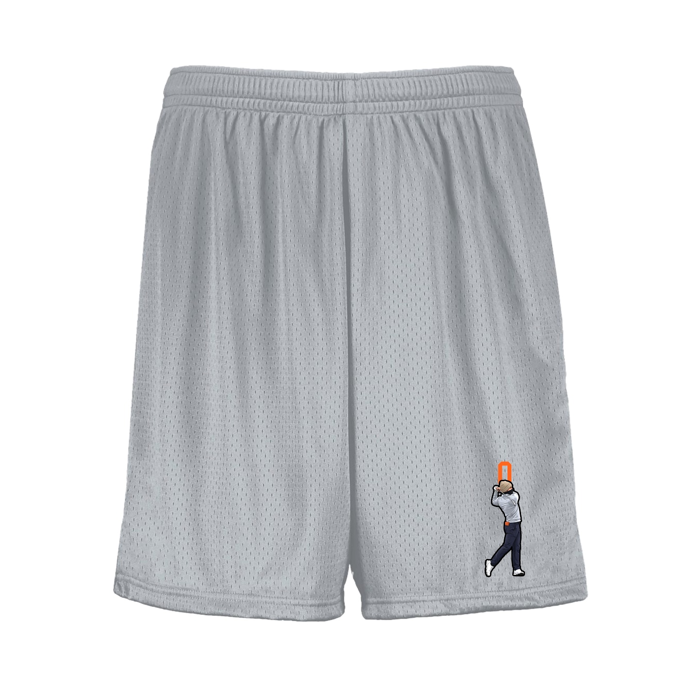 Shorts — Number Top in Silver