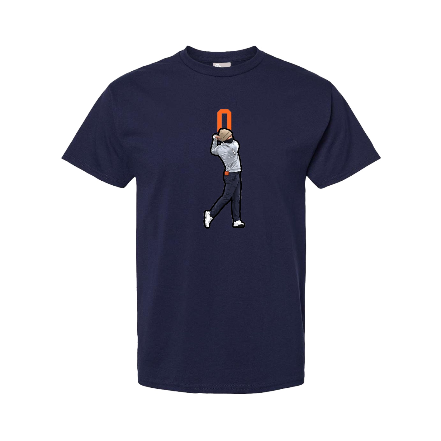 Tee — Number Top in Navy