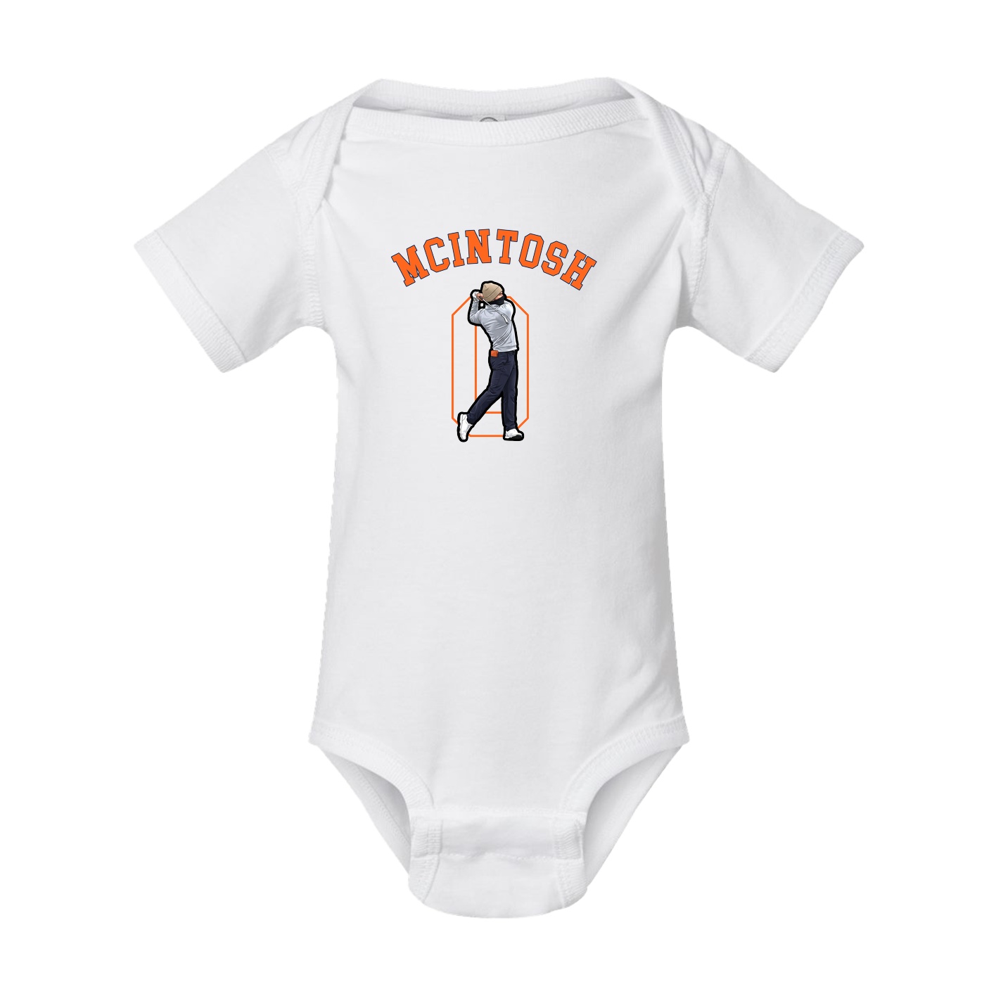 Baby Onesie — Shirsey Arch in White