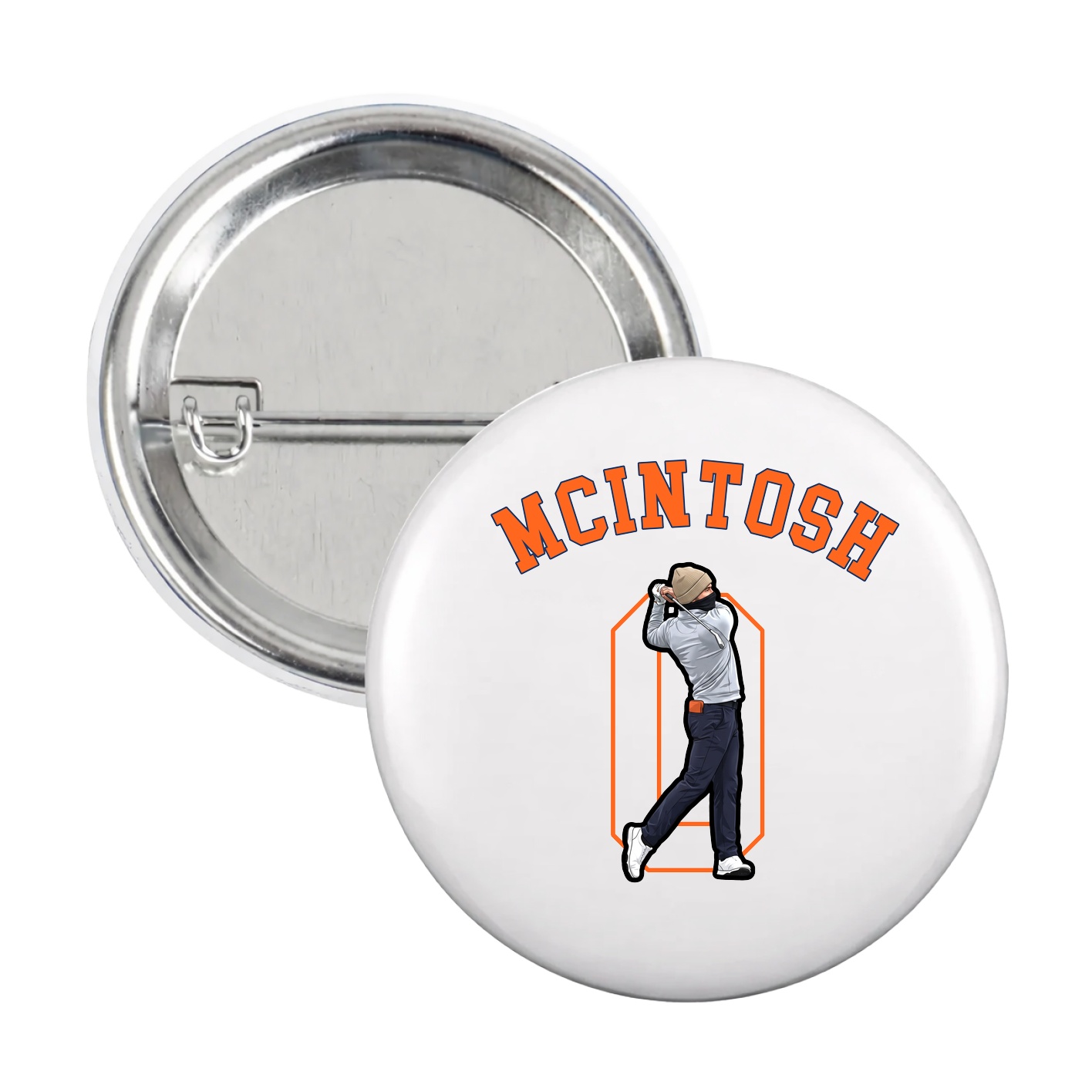 Game Day Button — Shirsey Arch in White